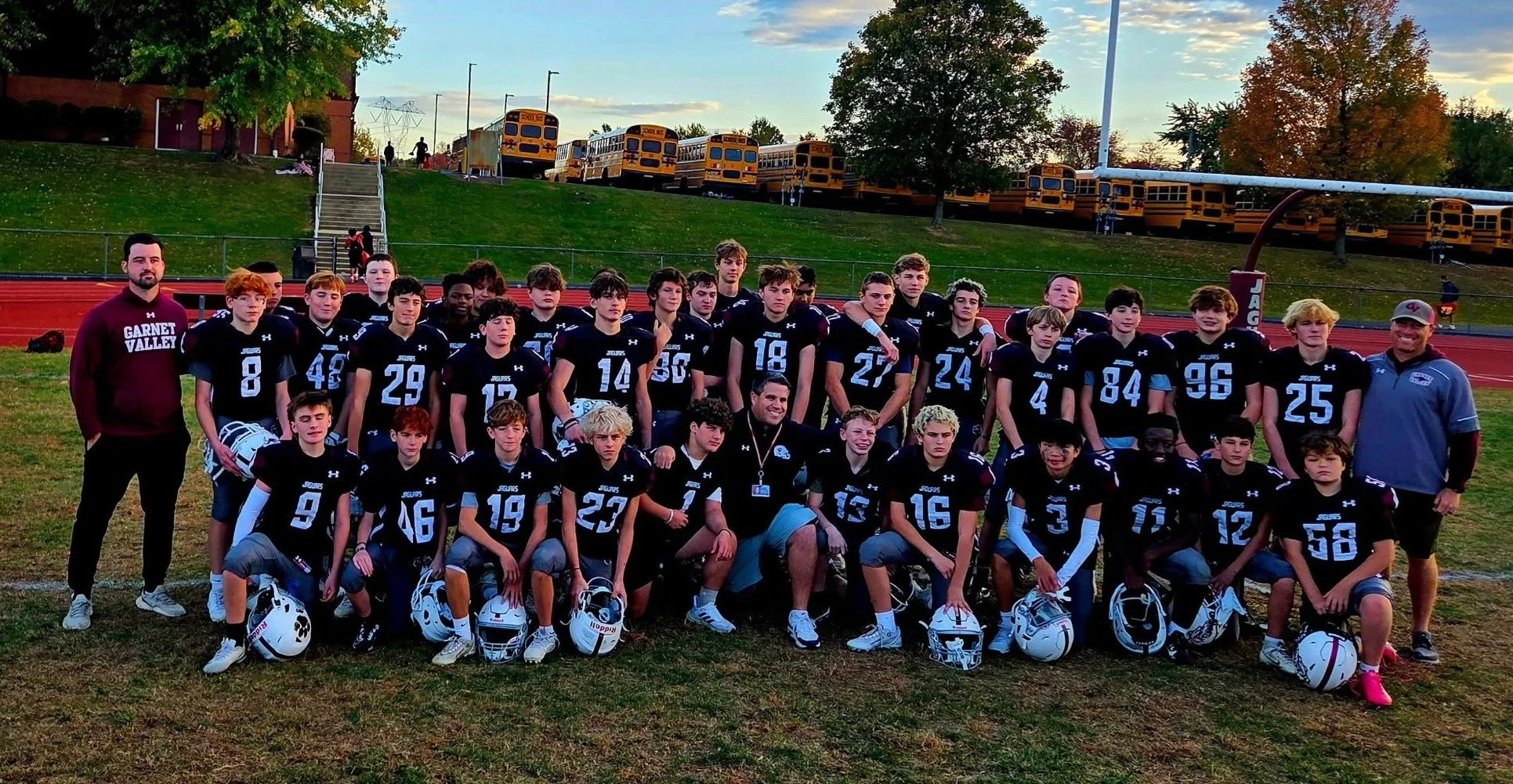 Congratulations to our 8th-grade Middle School team for going undefeated this year! We are not just proud of how this group plays on the field, but how they have already bought into the standards of GV football, doing what they are supposed to do in 