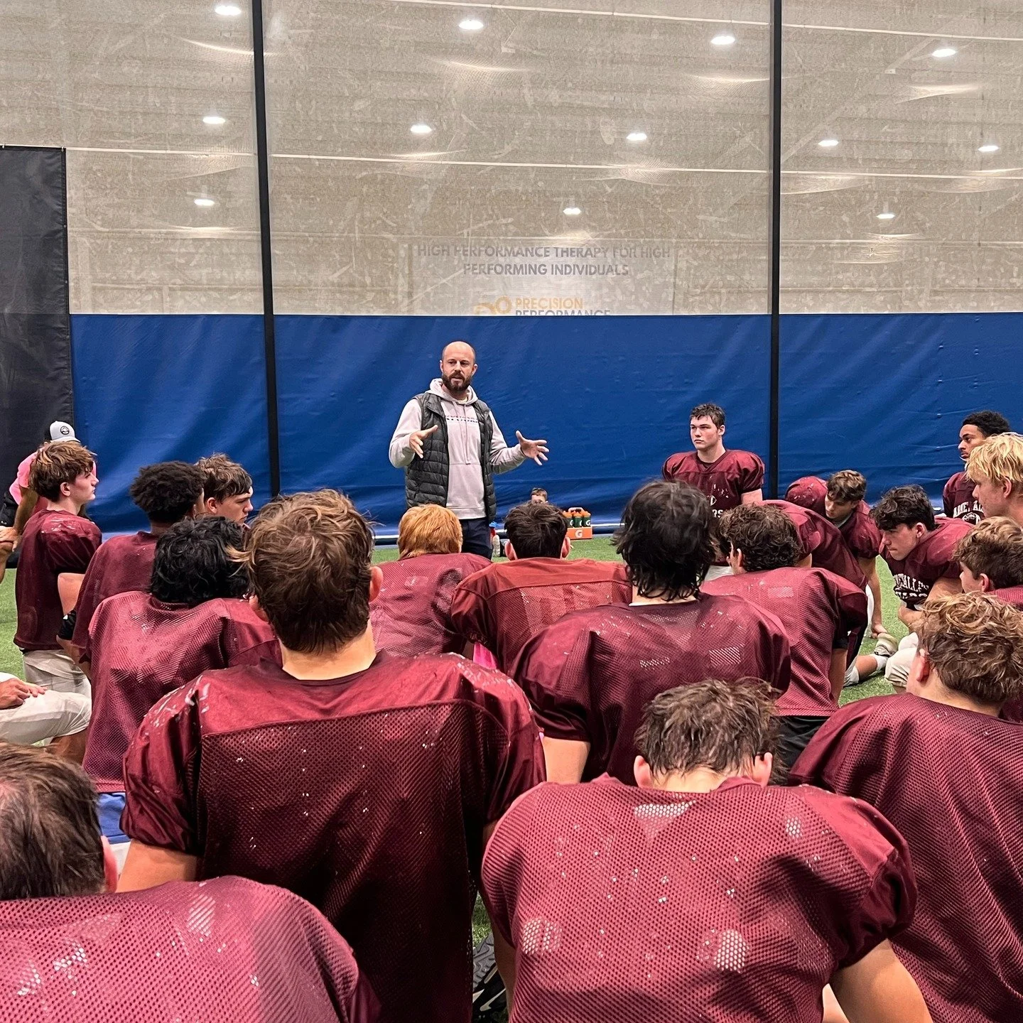 Yesterday's Alumni Guest Speaker was 2007 GVFB Grad Matt McHugh! Matt was the QB and Captain for the 2006 GV team that won our first-ever playoff game and District 1 Championship! Thank you, Matt, for your words of encouragement and advice heading in