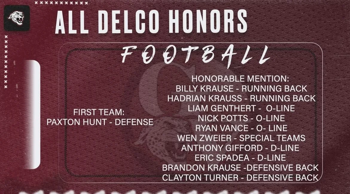 Congratulations to our 2025 All Delco Honors!