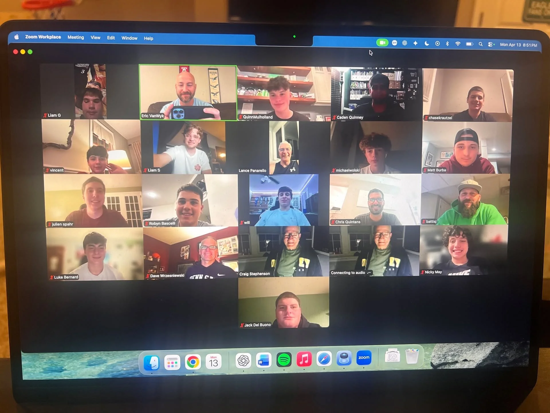 The 2026 GV Football Documentary Club! This year, we mixed it up, and instead of doing our annual book club, we decided to watch Band of Brothers. Thank you to our players and coaches who joined tonight for our first two episodes recap! "We're p
