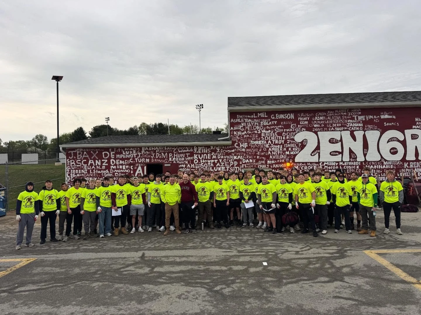 2026 GV Football Mulching Event is underway! Thank you to the community for supporting our program and the players putting the hard work in today!! Huge thank you to KMC Property Maintenance for donating all equipment for the day! Kevin Conrad was a 