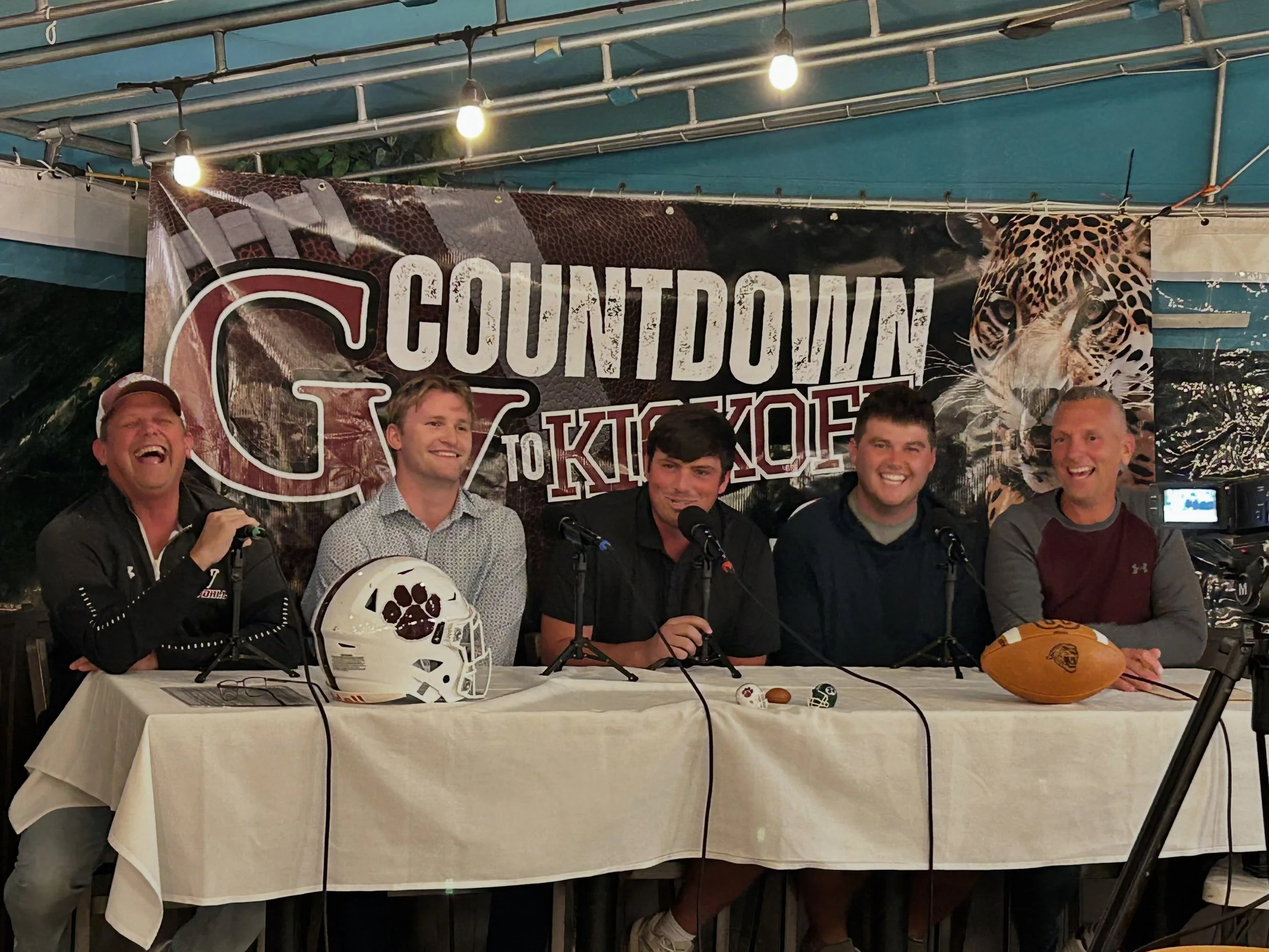 Great night at Ashley&rsquo;s Restaurant and Bar interviewing our 2022 GV Grads Zack Liberatore, Ryan Saunders, Joey Halloran, and Nolan Brennan! Leaders of the 2021 6A District 1 Championship team! @ashleysrestaurantandbar