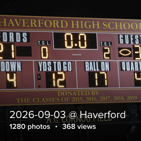 Garnet Valley vs. Haverford September 3, 2026