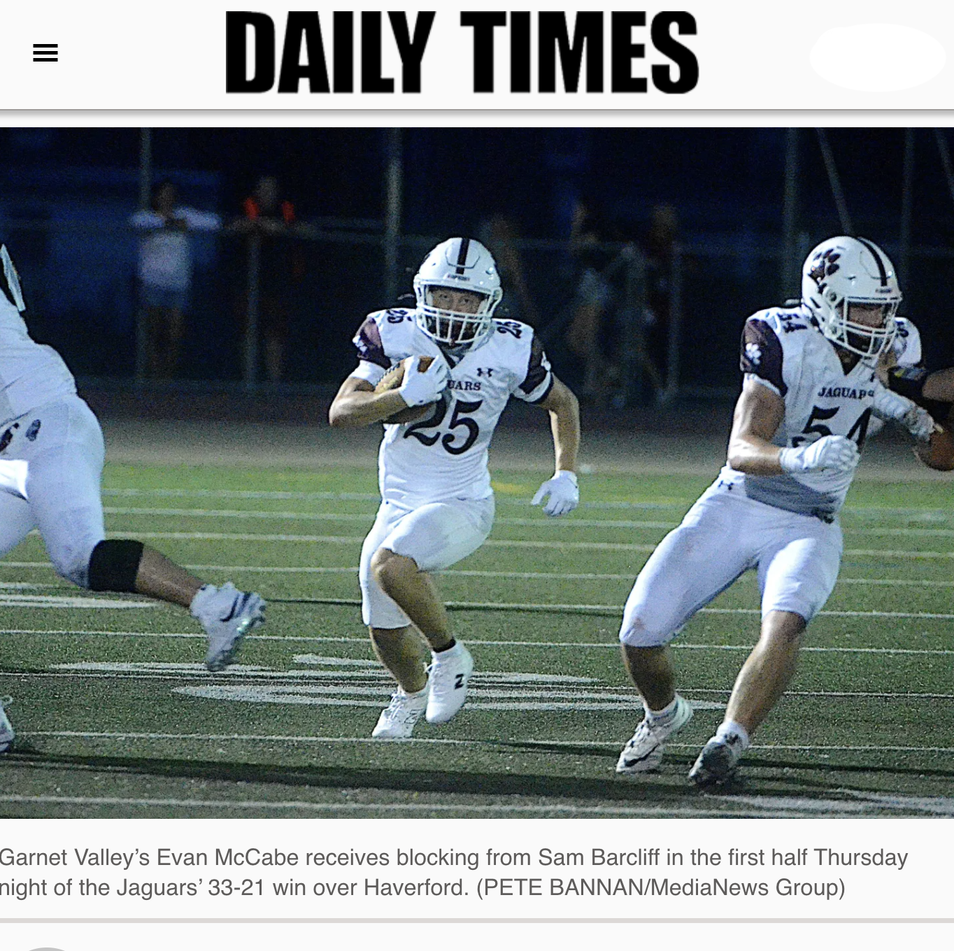 H.S. Football: Turner leads experienced Garnet Valley offense to win over Haverford
