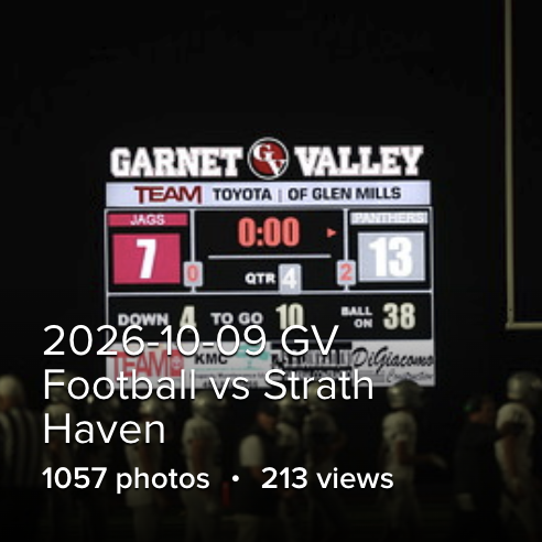 Garnet Valley vs Strath Haven 10/9/26