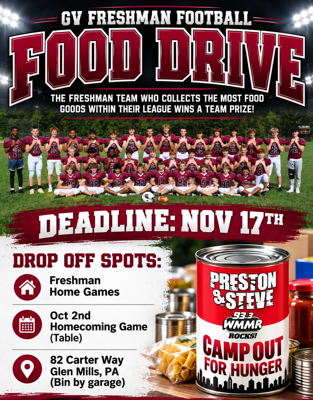 Freshman Football Food Drive