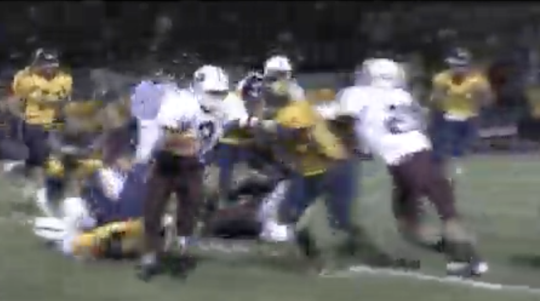 UNIONVILLE PLAYOFF vs GVHS VanWyk With Some Tough Yards Video