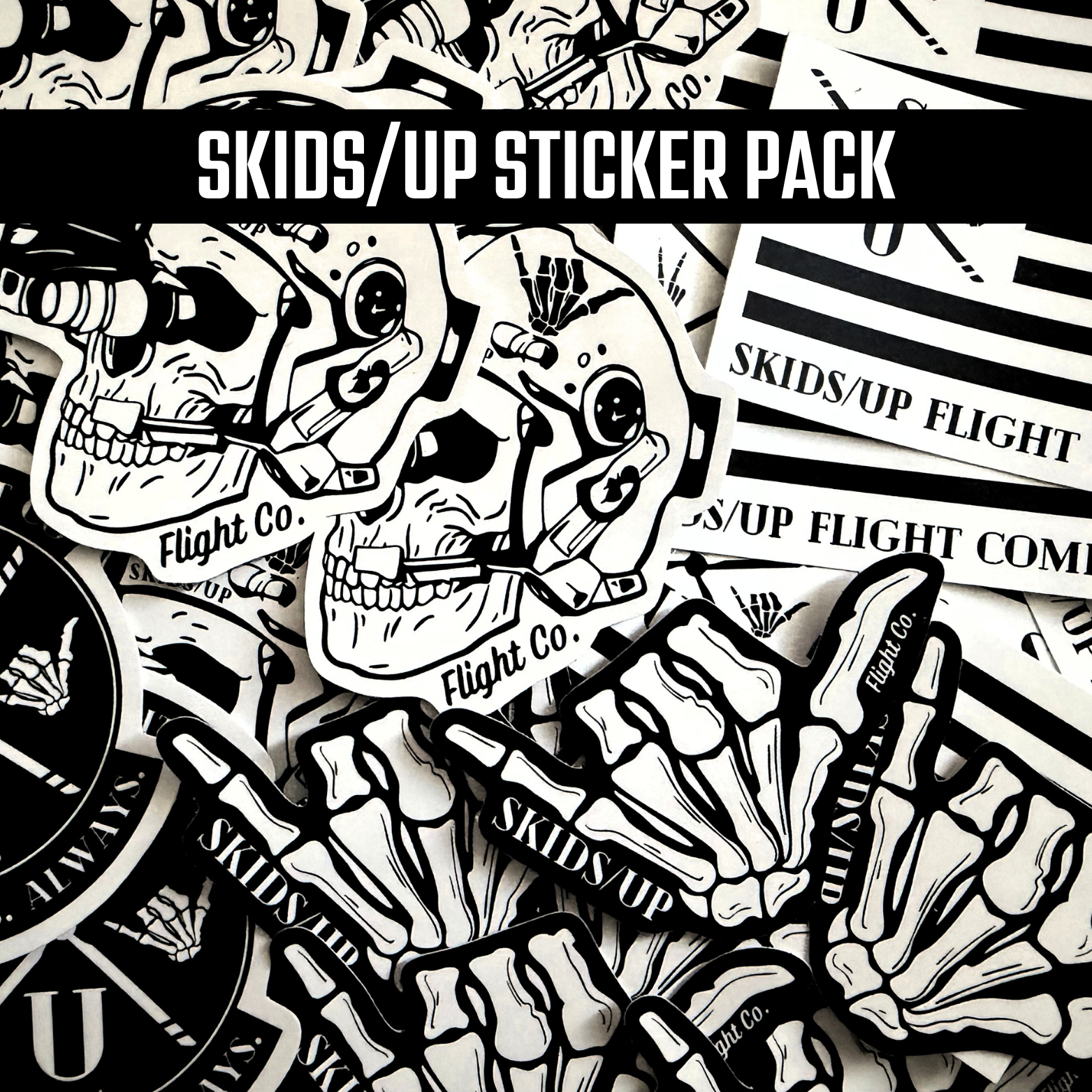 SKIDS/UP STICKER 4-PACK