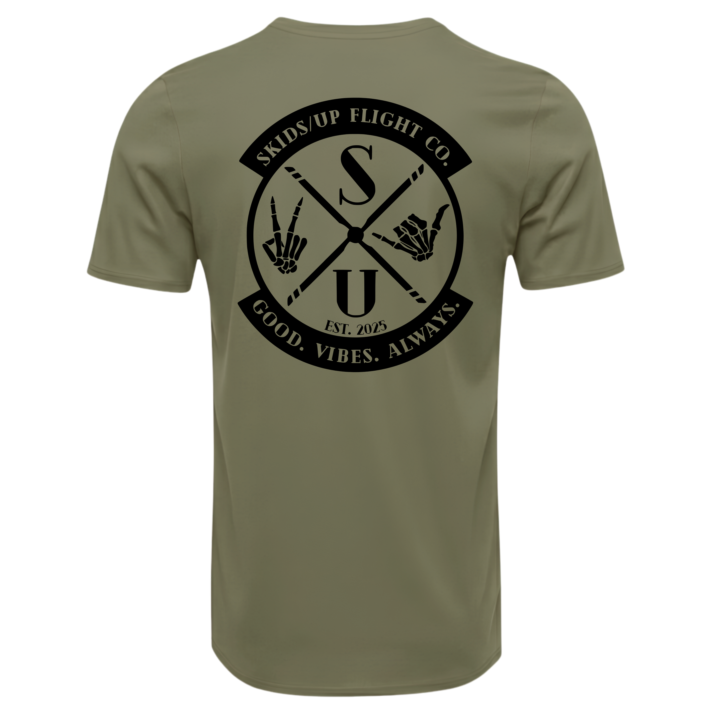 S/U PATCH TEE - MILITARY GREEN