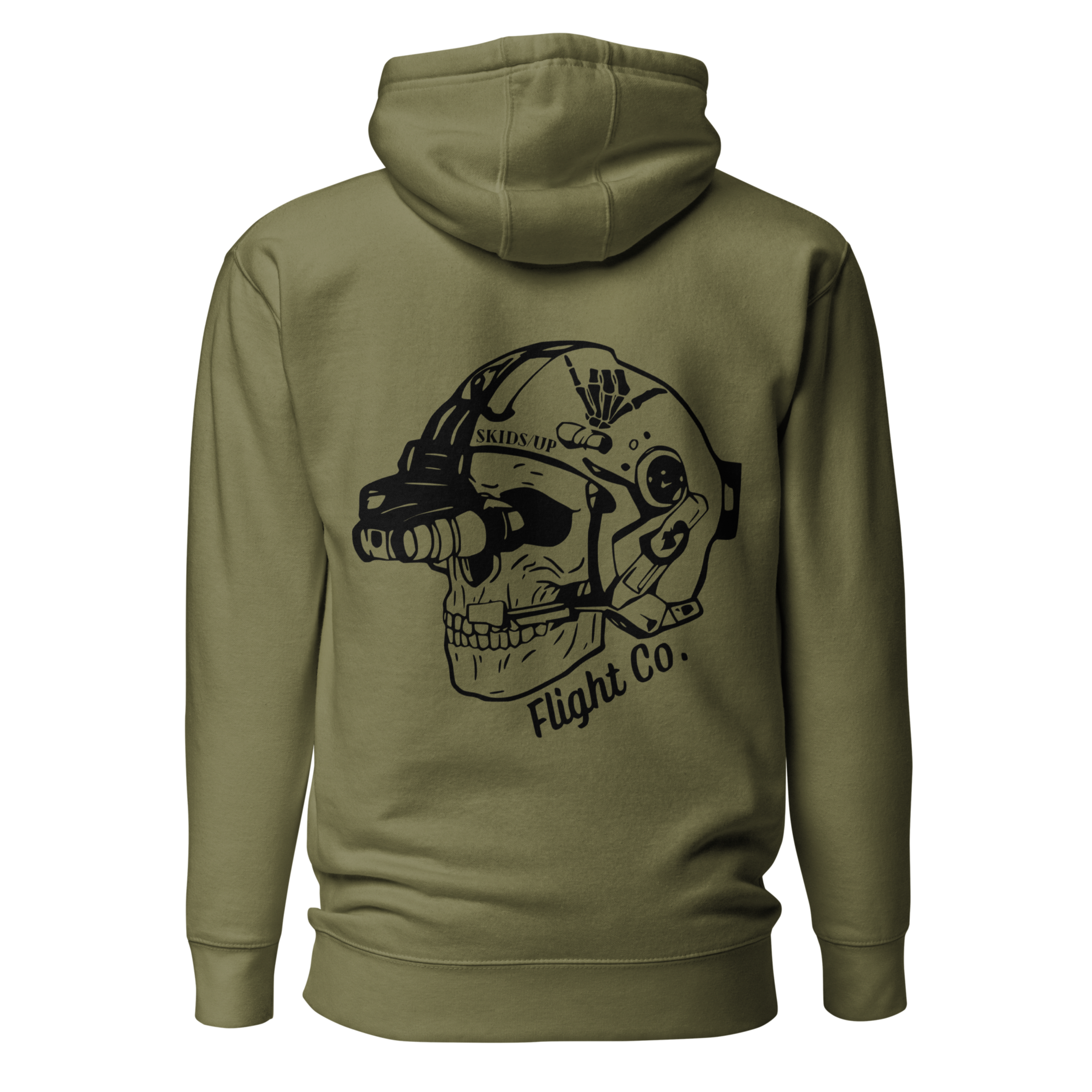 OG SKULL HOODIE - MILITARY GREEN