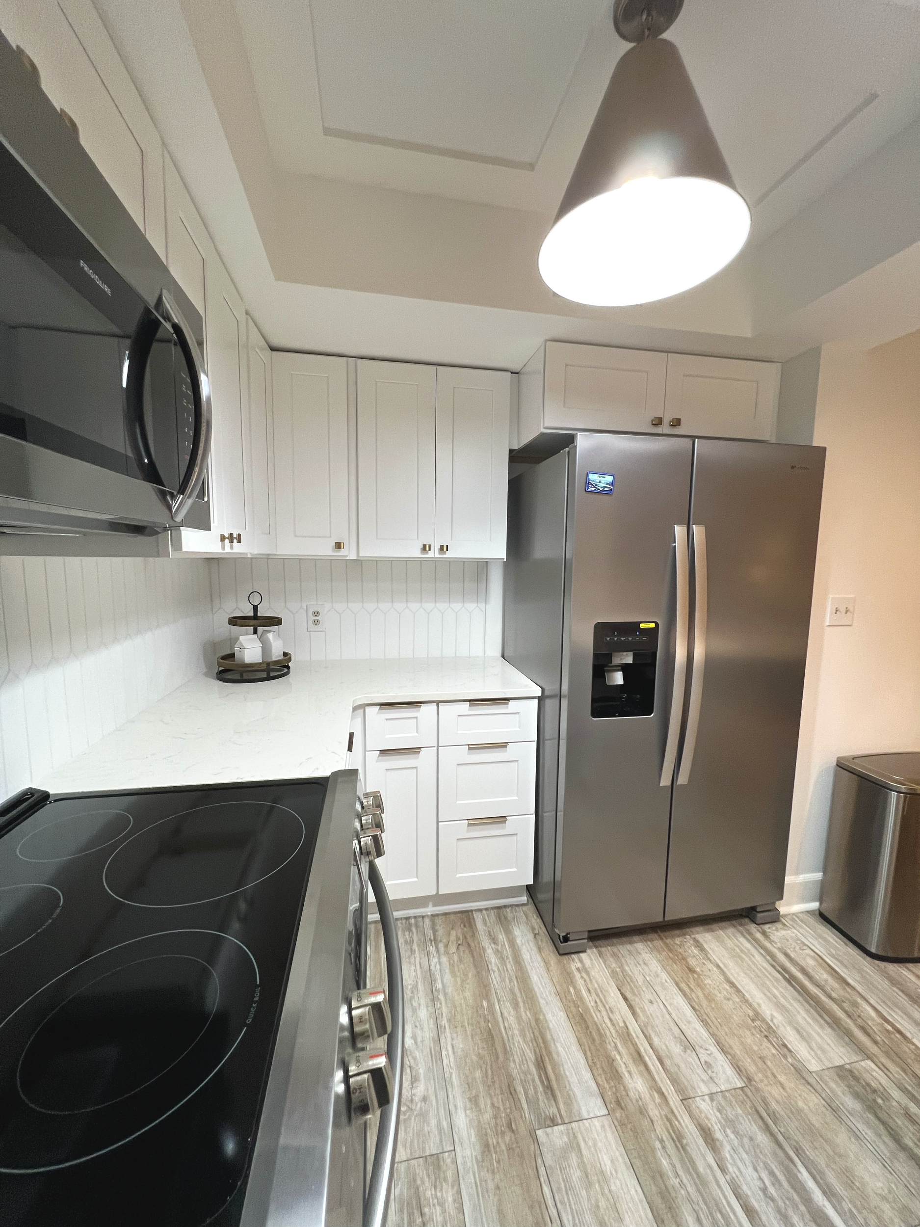 New Appliances and Countertops/Cabinets After Renovation