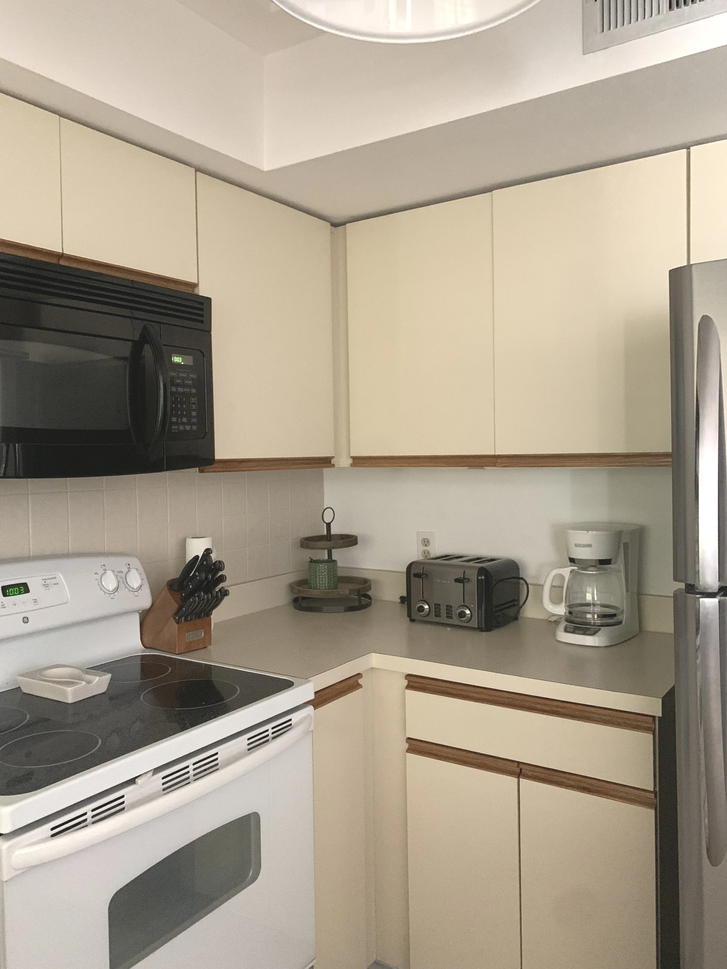 Old Kitchen Range and Cabinets