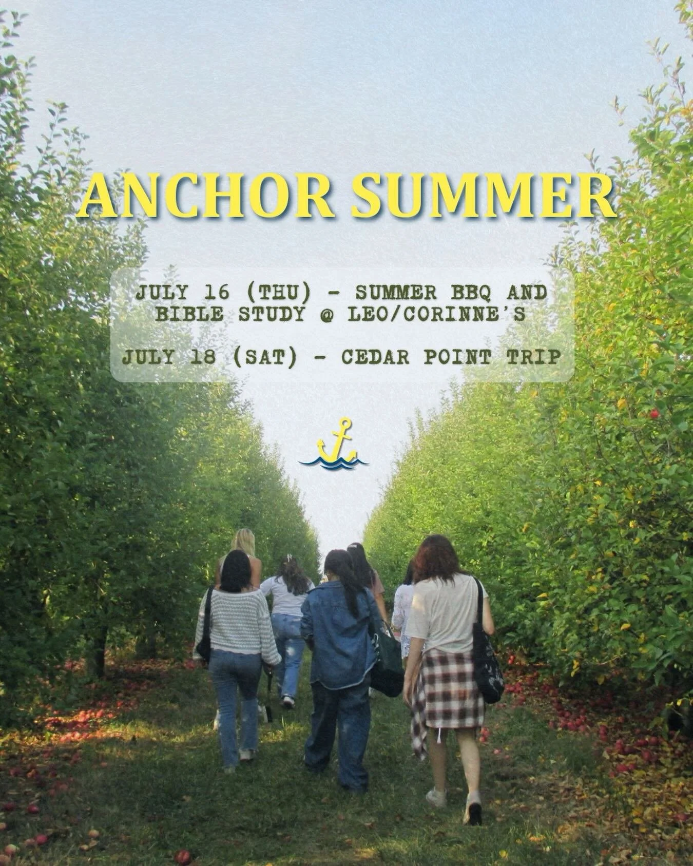 GET READY FOR ANCHOR SUMMERRR!!!
Join us for a week of staying anchored ;) DM us or let a staff know if you want to join!

#msu #eastlansing #spartans #gogreen