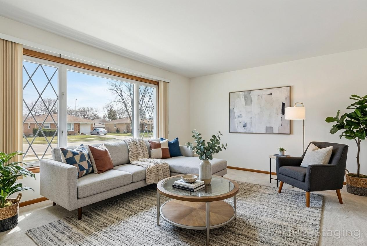 VIRTUAL STAGING
Transform empty rooms into beautifully furnished spaces effectively showcasing the property's design, optimal layout, and untapped potential, Styles including Modern, Mid-Century and Scandinavian are taylored to each home and the need
