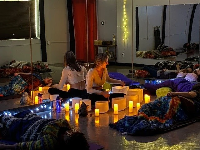 Our monthly Crystal Sound bowl healing is this Friday! 
Are you feeling stress or anxiety? Is your sleep suffering from the change of seasons? Are you feeling brain fog? Do you feel emotionally stuck? 
Come relax as Mary plays the bowls offering an h