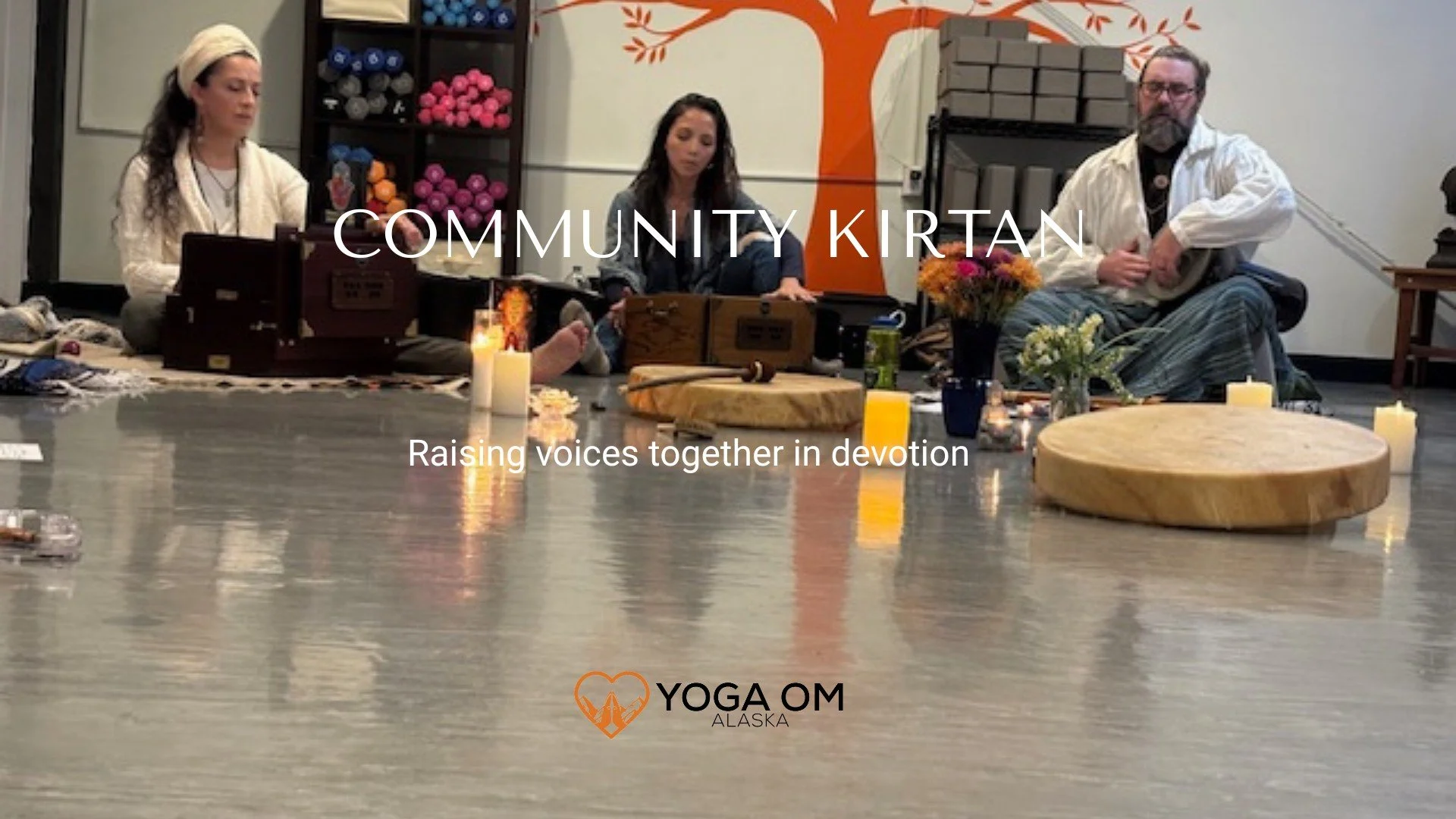 Community Kirtan, raising voices together for unity and peace. Oct 18th at 6pm. This is a donation based event, pay what you can. Register herehttps://momence.com/s/120567786