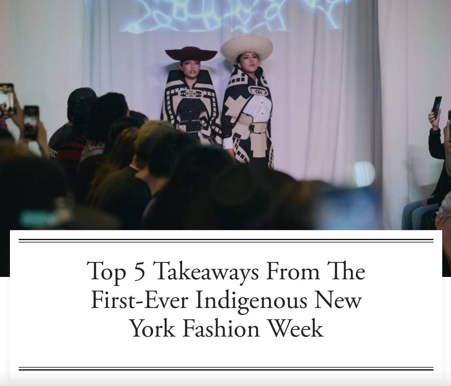 COWBOYS & INDIANS