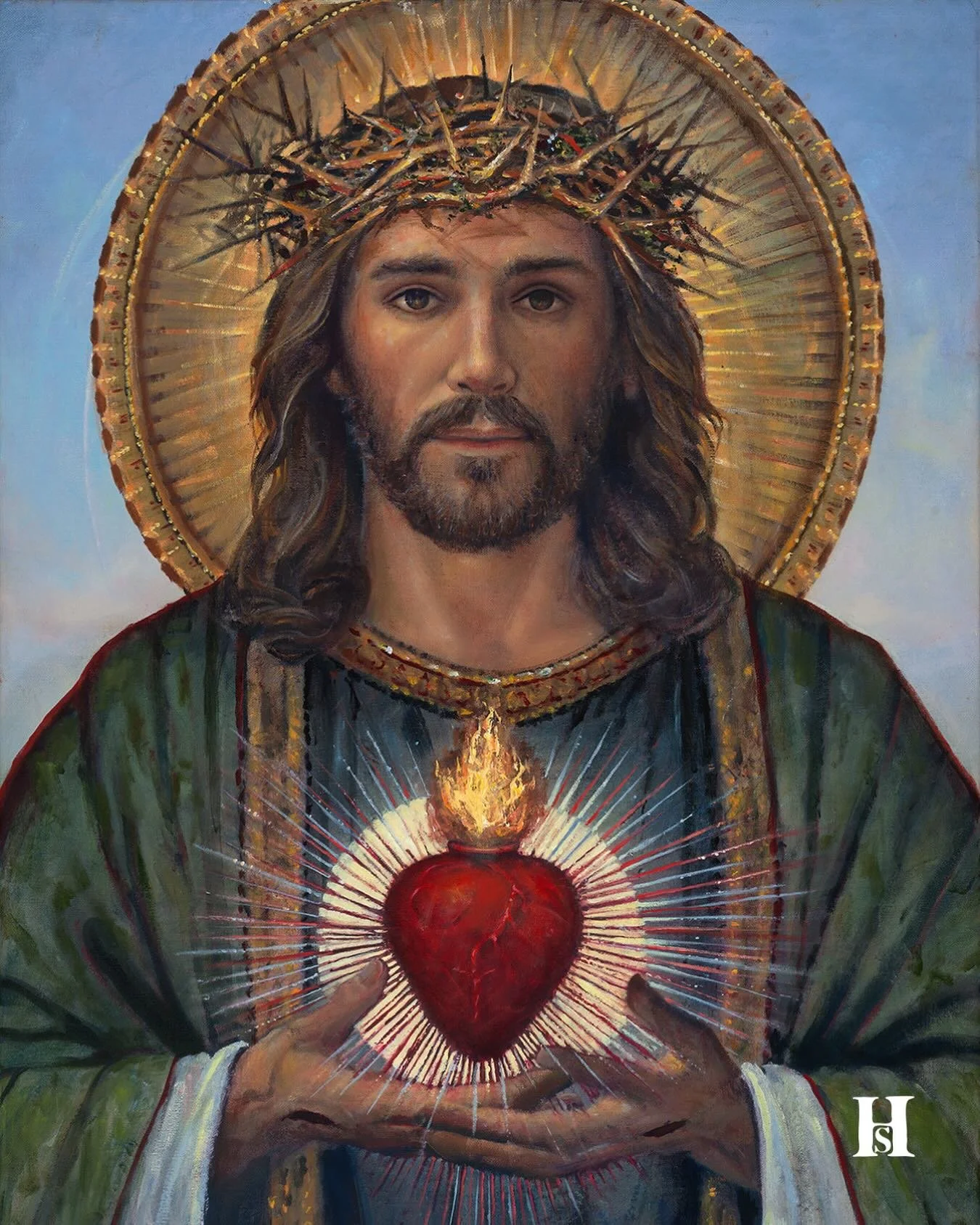 On the Feast of St. Mary Margaret Alacoque, we pray that we can all come to grow in our devotion to the Sacred Heart of Jesus. If you're looking for ways to bring this artwork into your home, visit our website at the link in our bio 🔗
-------
#sacre