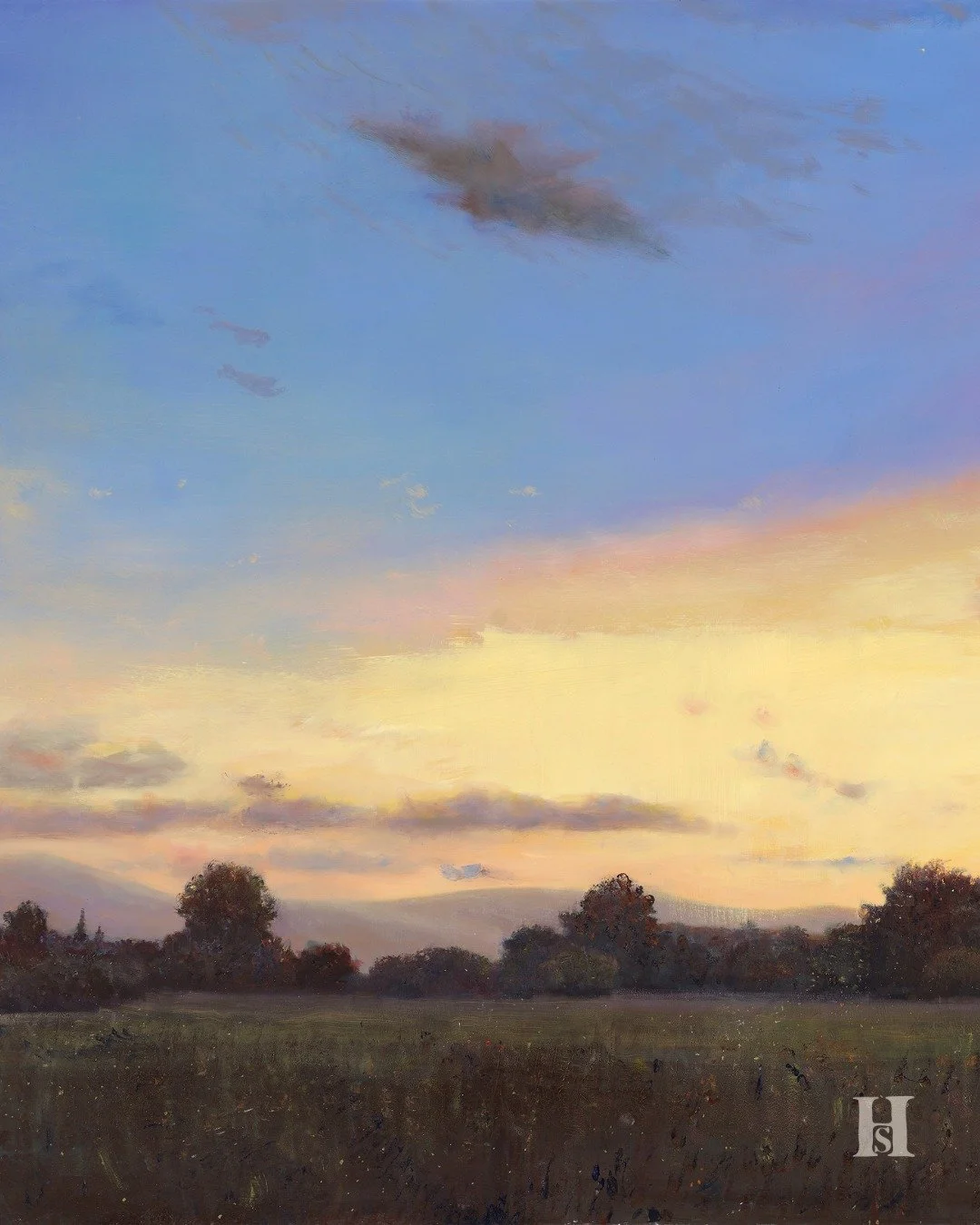 A small preview of the Assisi oil painting that greets you as you walk up to @morningstar_artstudio. This 50" x 77" piece is part of an exhibit on the lives of St. Francis of Assisi and St. Clare during this special Franciscan Jubilee Year,