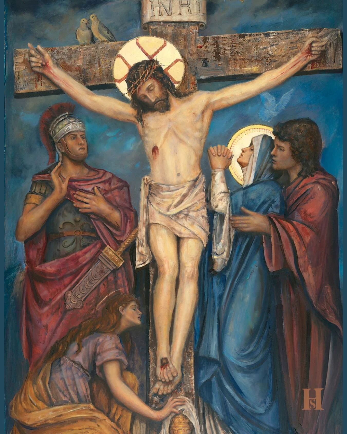 The Twelfth Station: Jesus Dies on the Cross
Praying with the Stations of the Cross on this Good Friday 🙏🏼
-------
#sacredart #catholicart #goodfriday #stationsofthecross #jesus