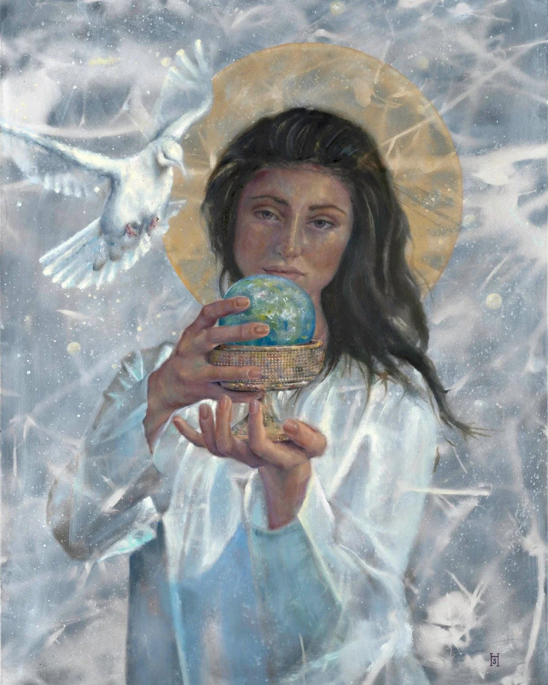Universal Mother Monday 💙
Gate of Heaven | oil on canvas
-------
#universalmother #universalmothermonday #mary #sacredart #catholicart #holyspirit