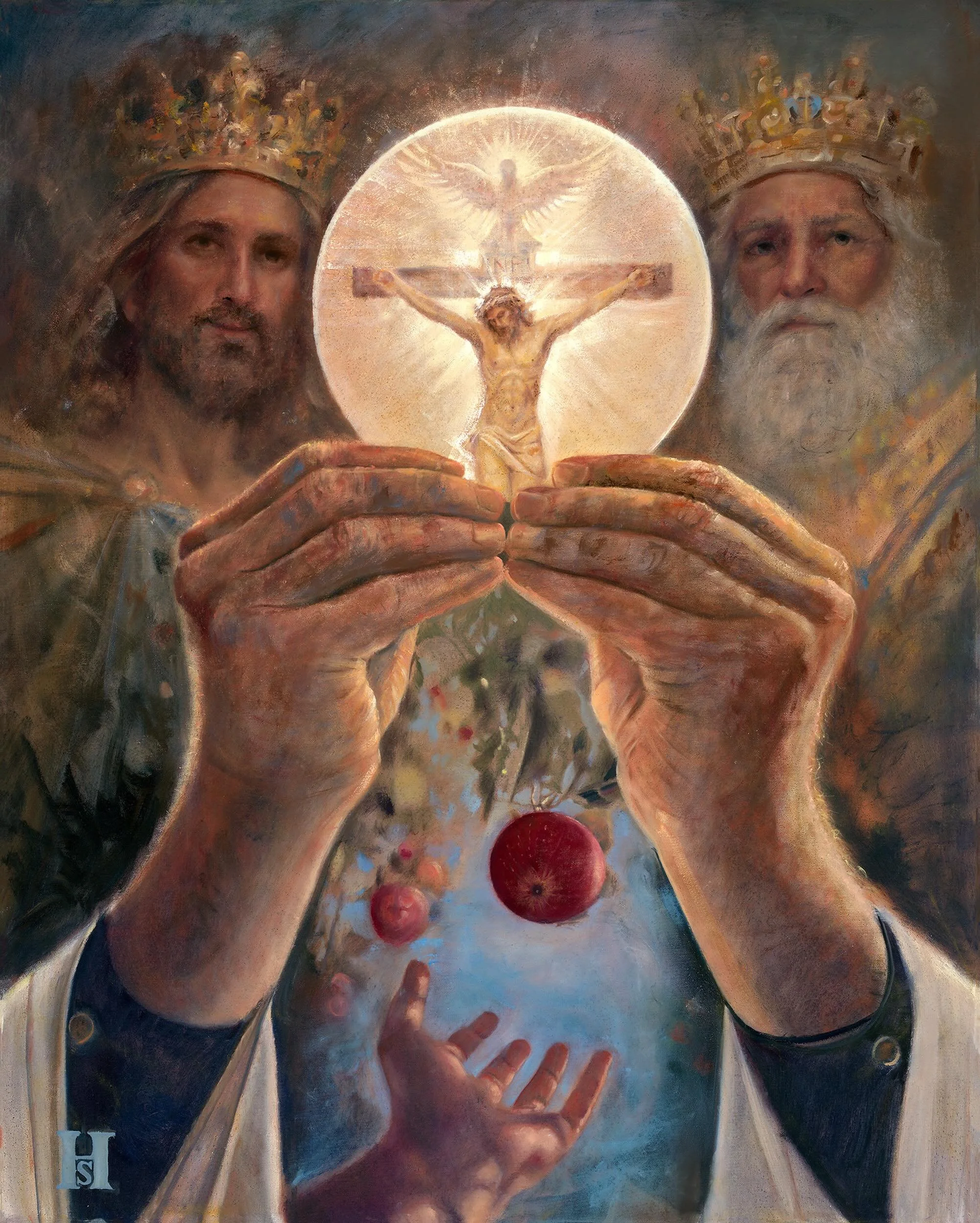 Happy Feast of Corpus Christi! What a beautiful gift we have in the Eucharist 🙏🏼 "The Eucharist is the answer to Eden: what Eve seized in pride, Christ offers freely &mdash; His Body, His Blood, the fullness of the divine life we were always m
