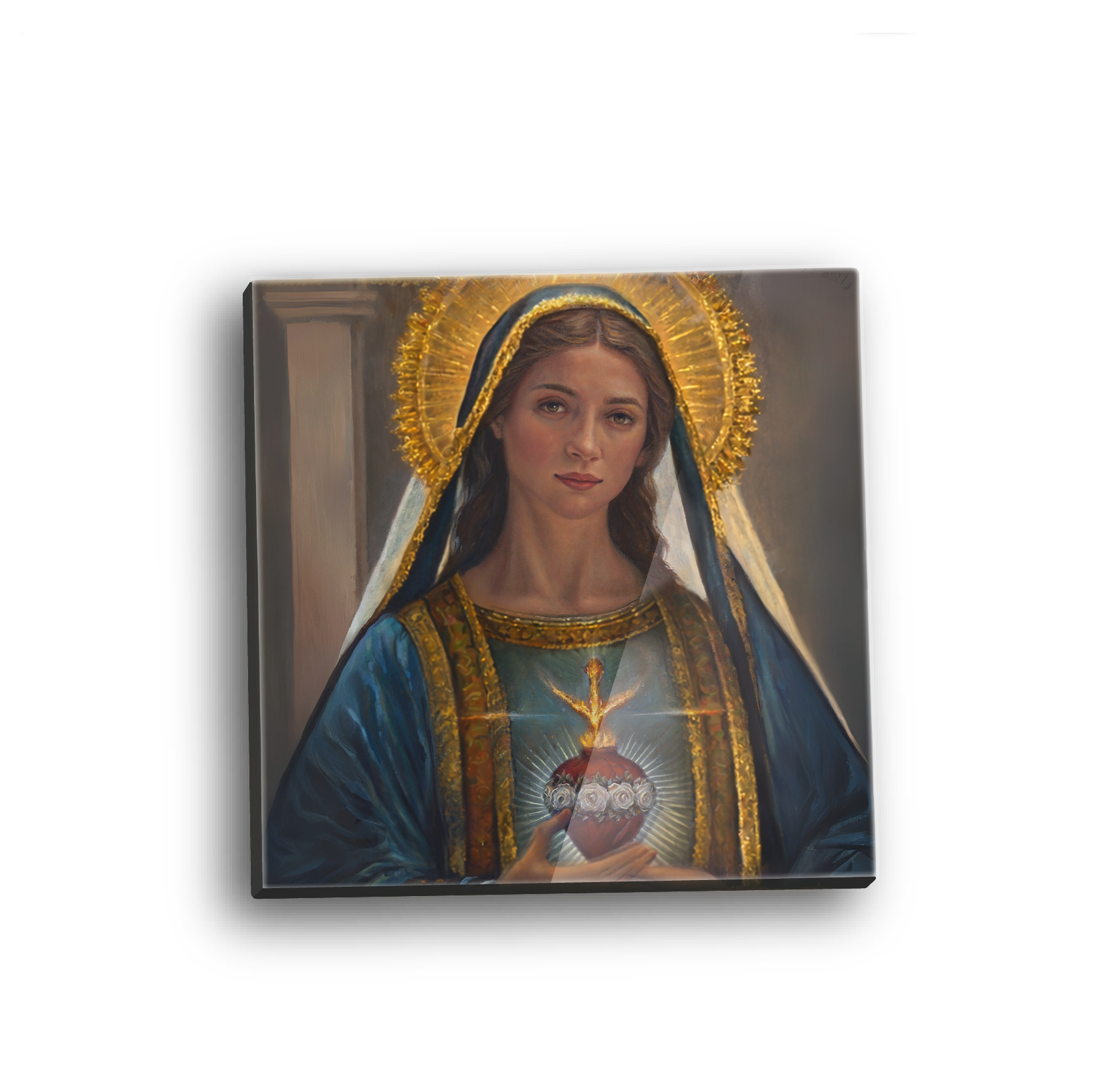 immaculate heart gold leafed.png