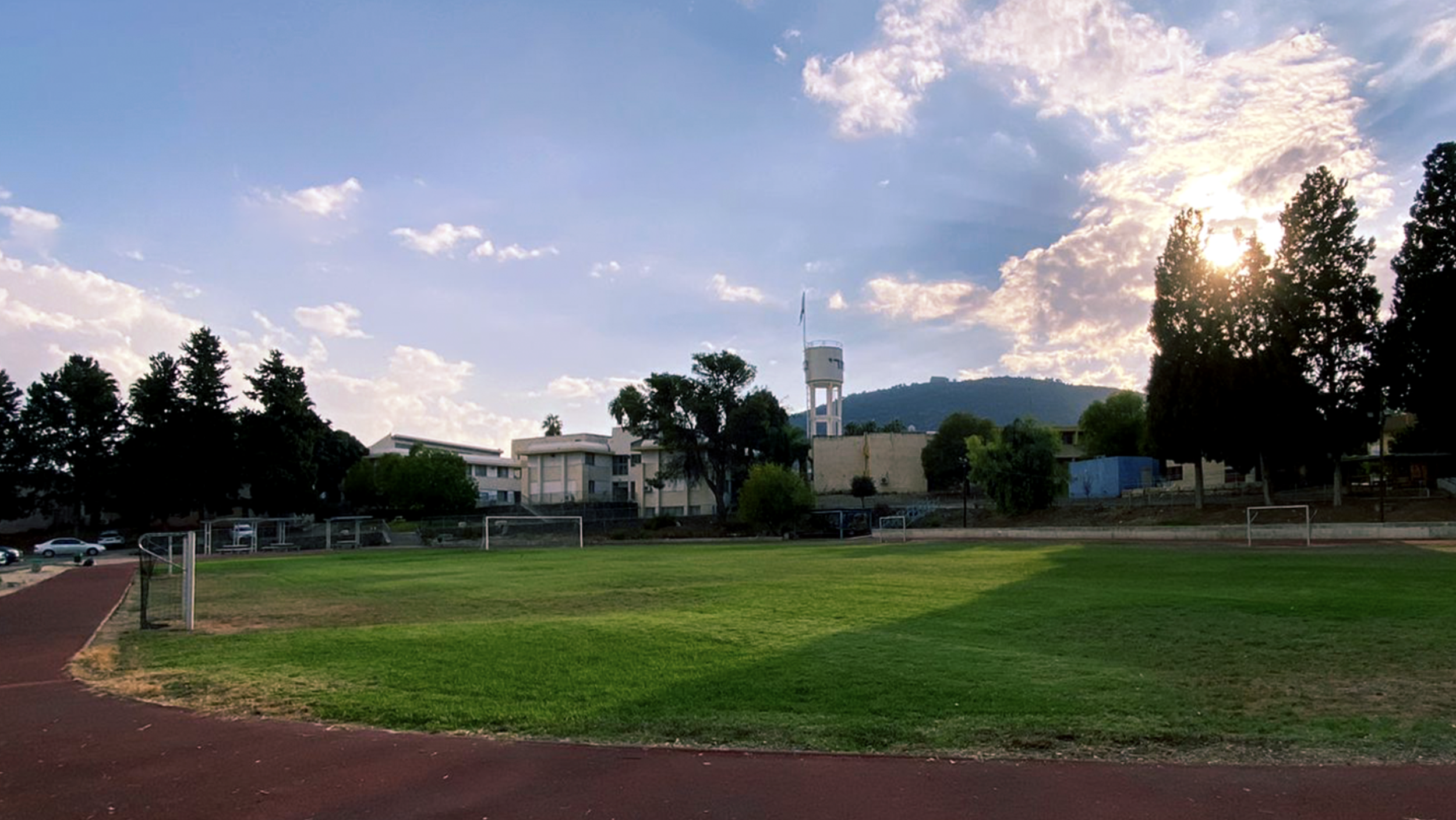 Kadoorie football field located in Kadoorie Agricultural High School