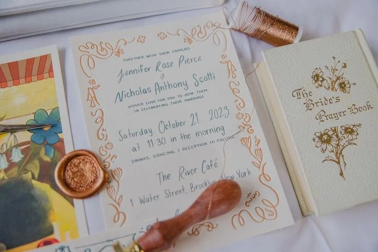 Wedding Invitation Suite for Newlyweds at The River Cafe (1).jpeg