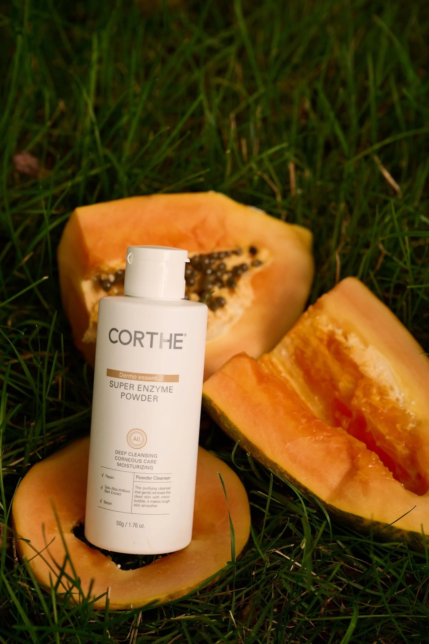 ✨ Glow Starts Here ✨

Our plant-based enzymatic powder cleanser activates with water to create a soft, cloud-like foam that gently exfoliates and refreshes leaving your skin smooth, hydrated, and visibly renewed. 🌿💧

Formulated with:

🌱 Papain &nd