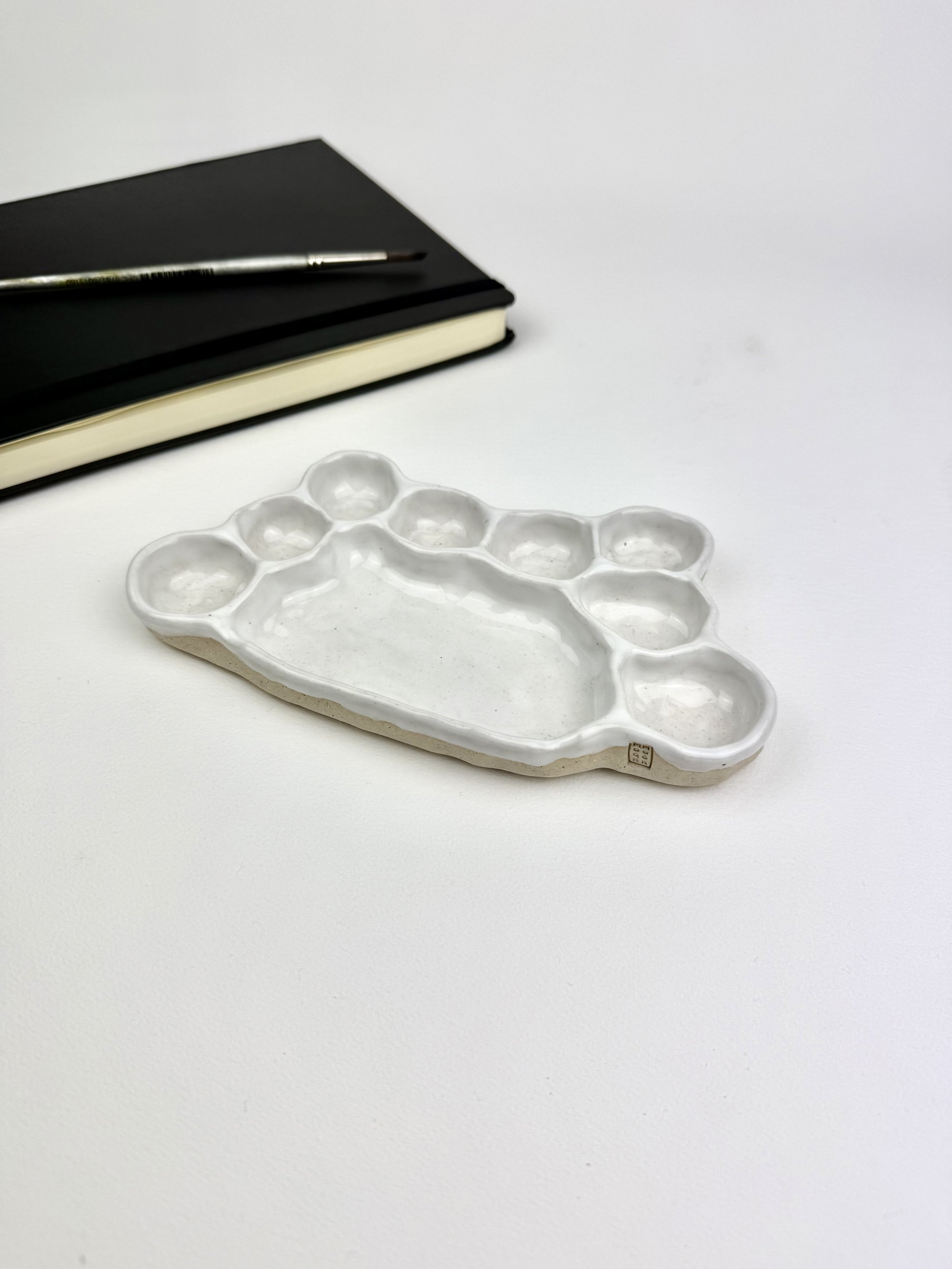 Artist Palette - Ceramic Watercolor Paint Palette