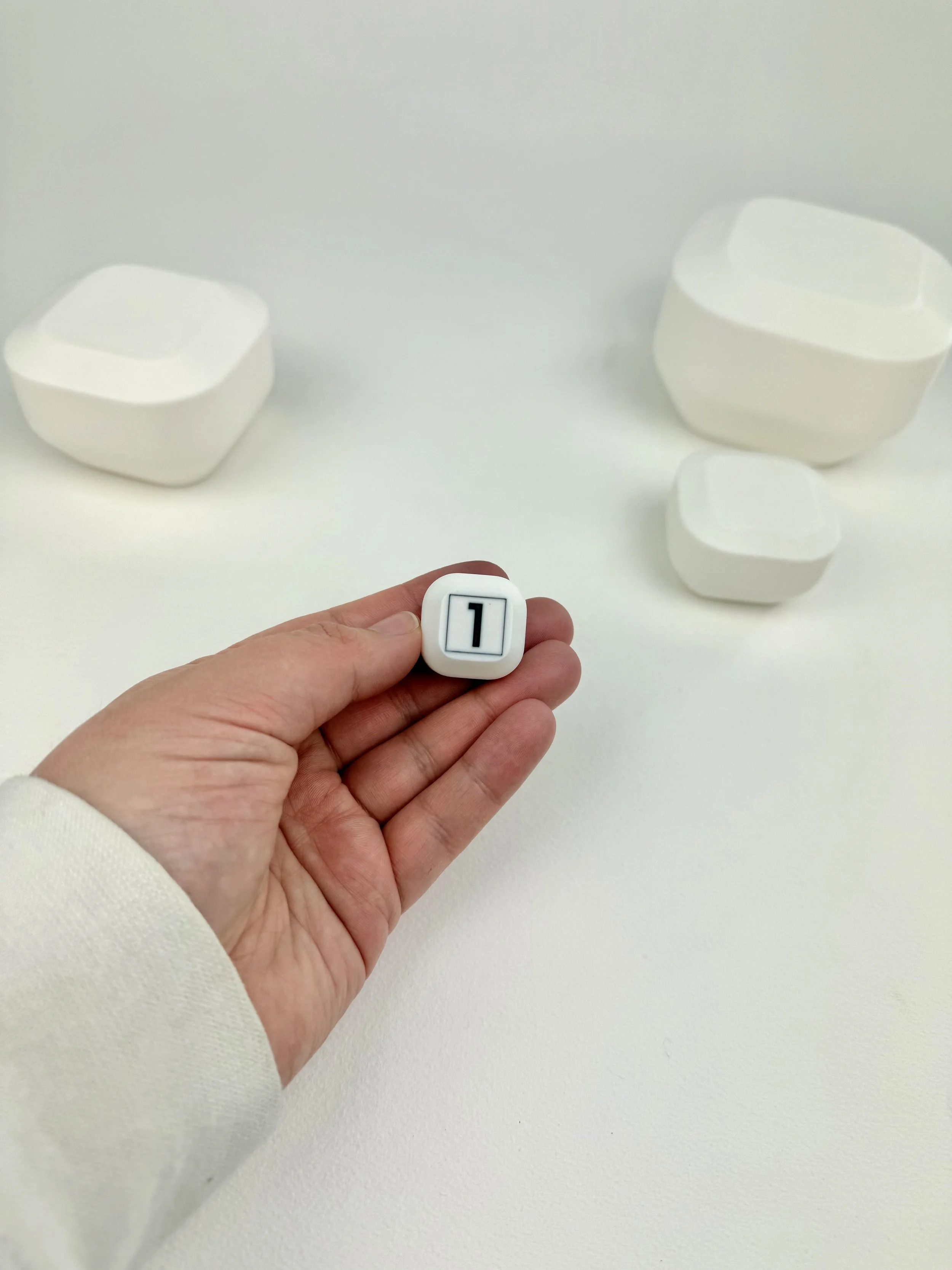 Edgy Square Puck Drape Form