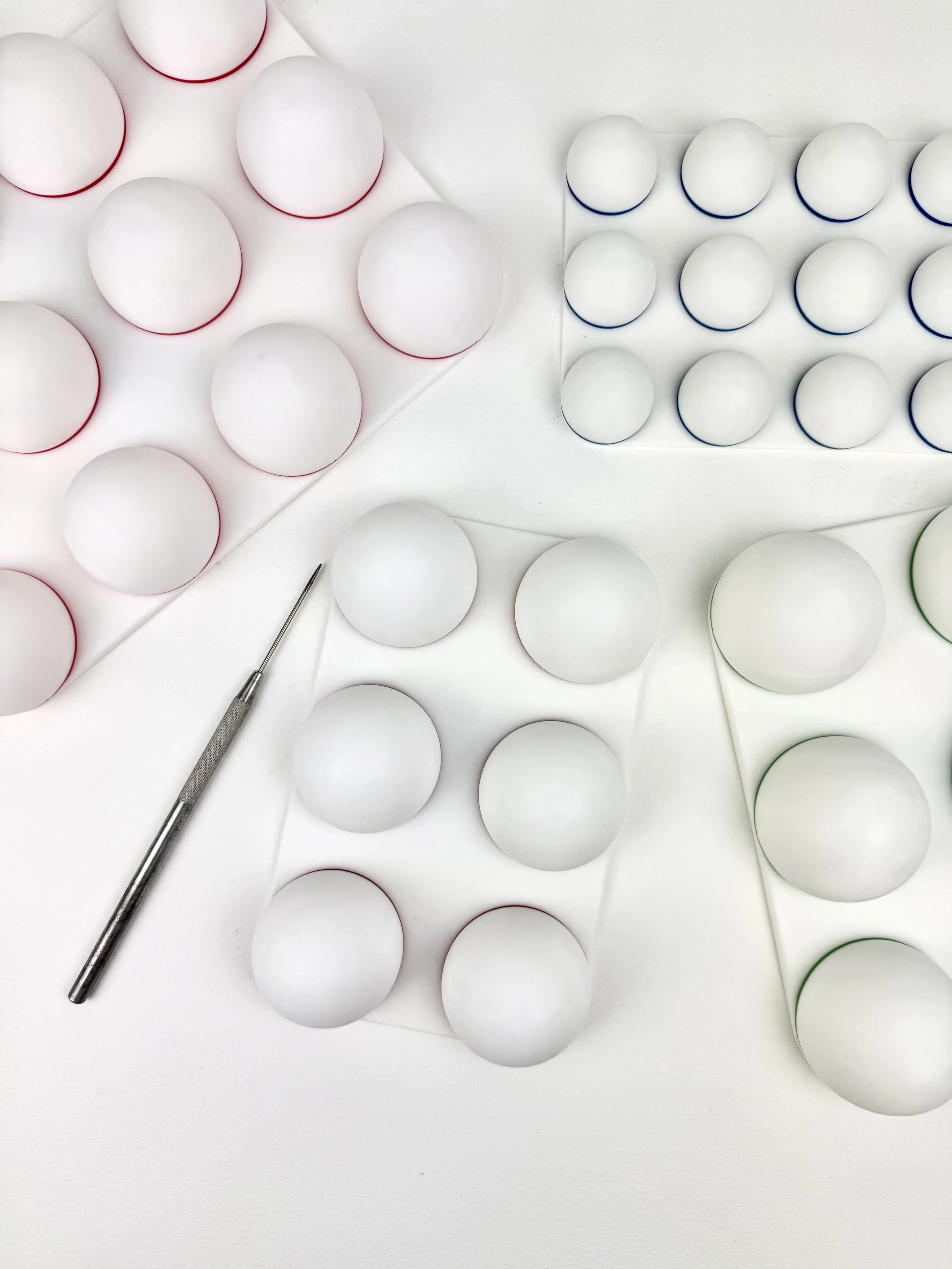 Set of 4 Egg Carton Drape Forms