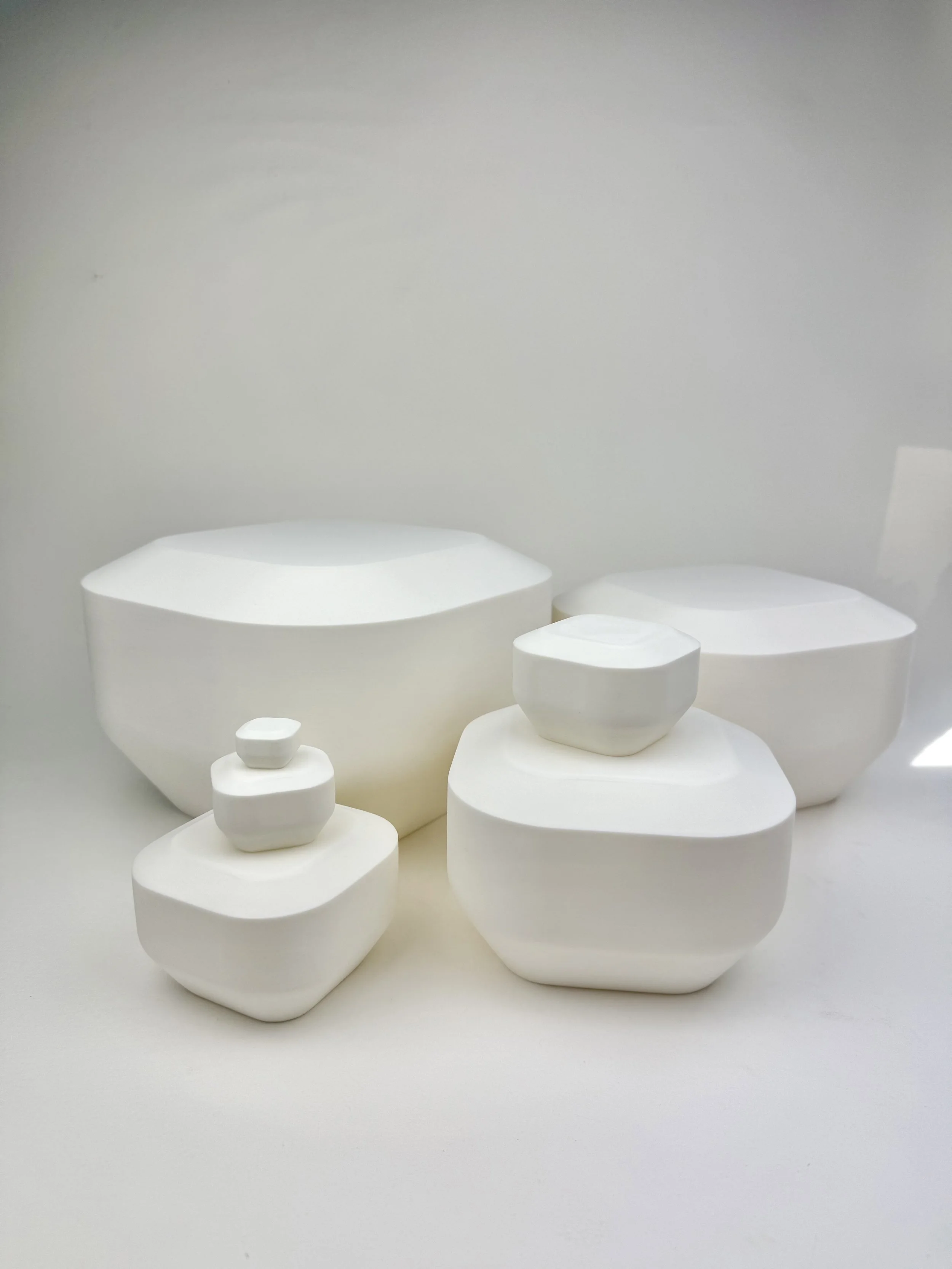 Edgy Square Puck Drape Form