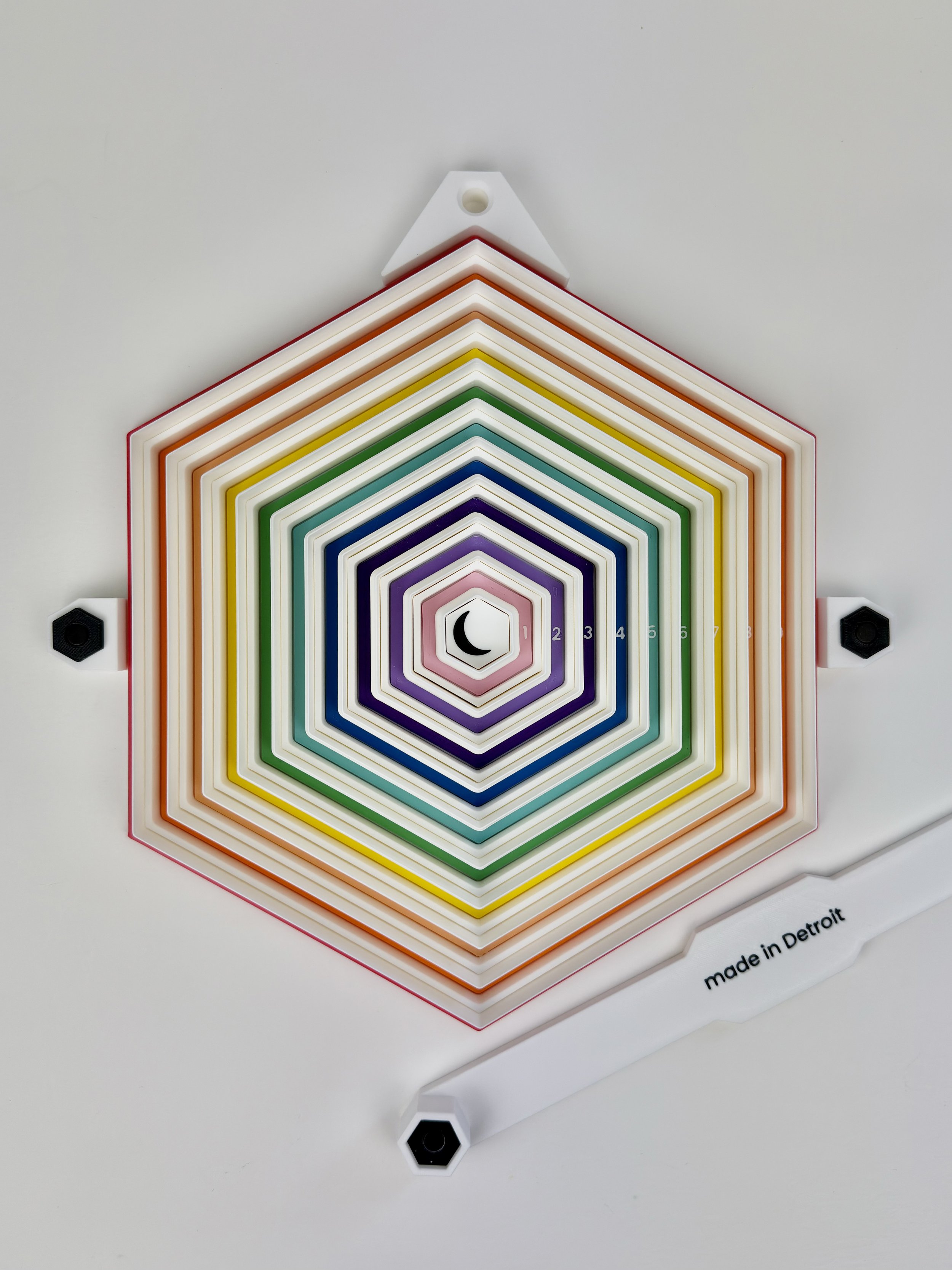 Rainbow Hexagon Cutter Set