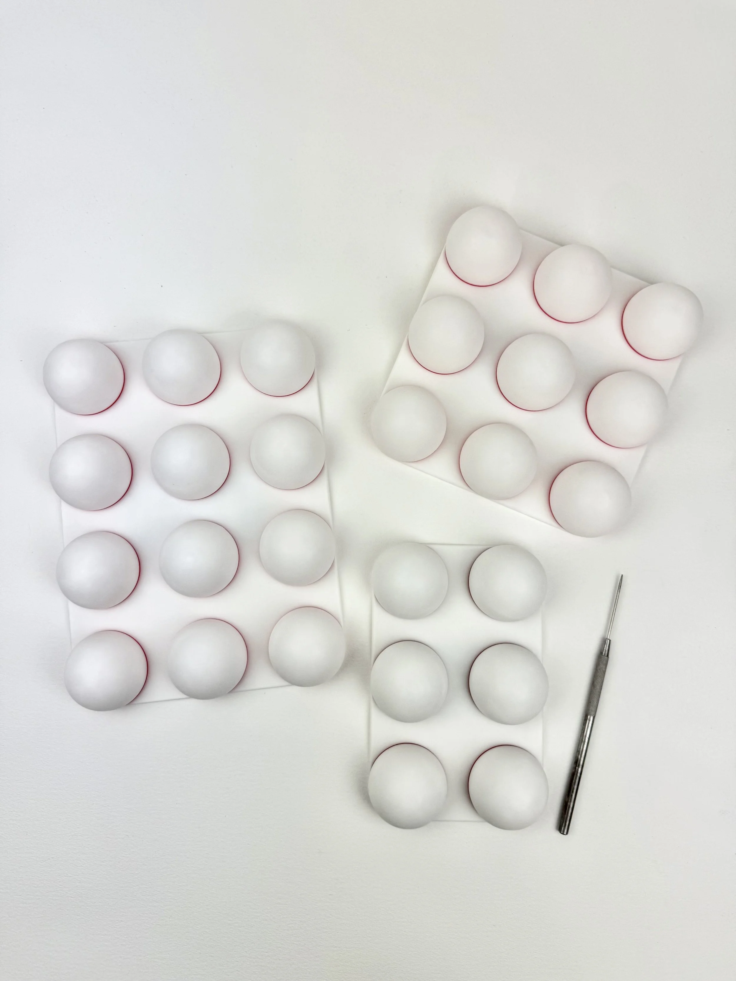 6, 9 & 12 Chicken Egg Carton Drape Forms