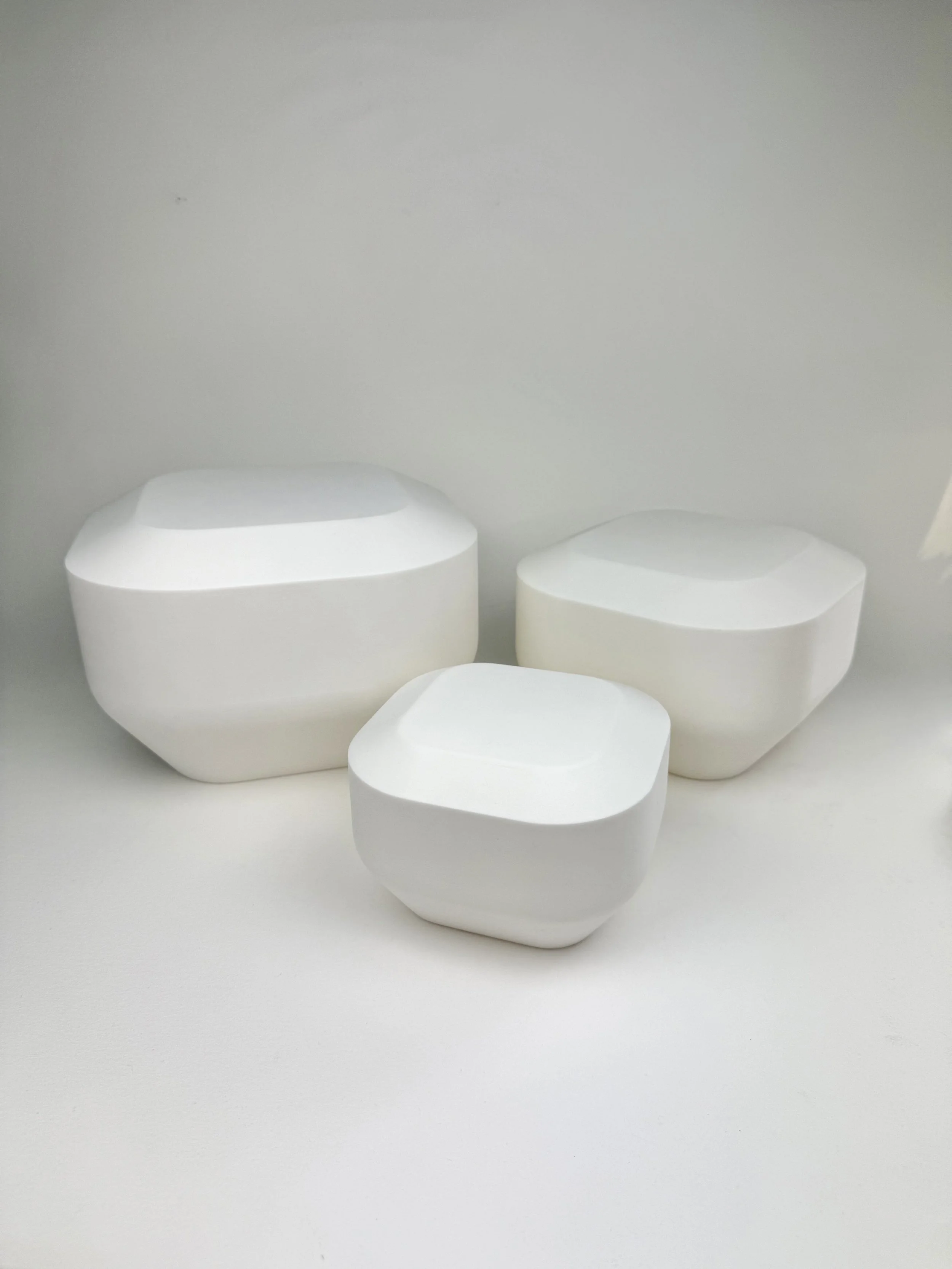 Edgy Square Puck Drape Form