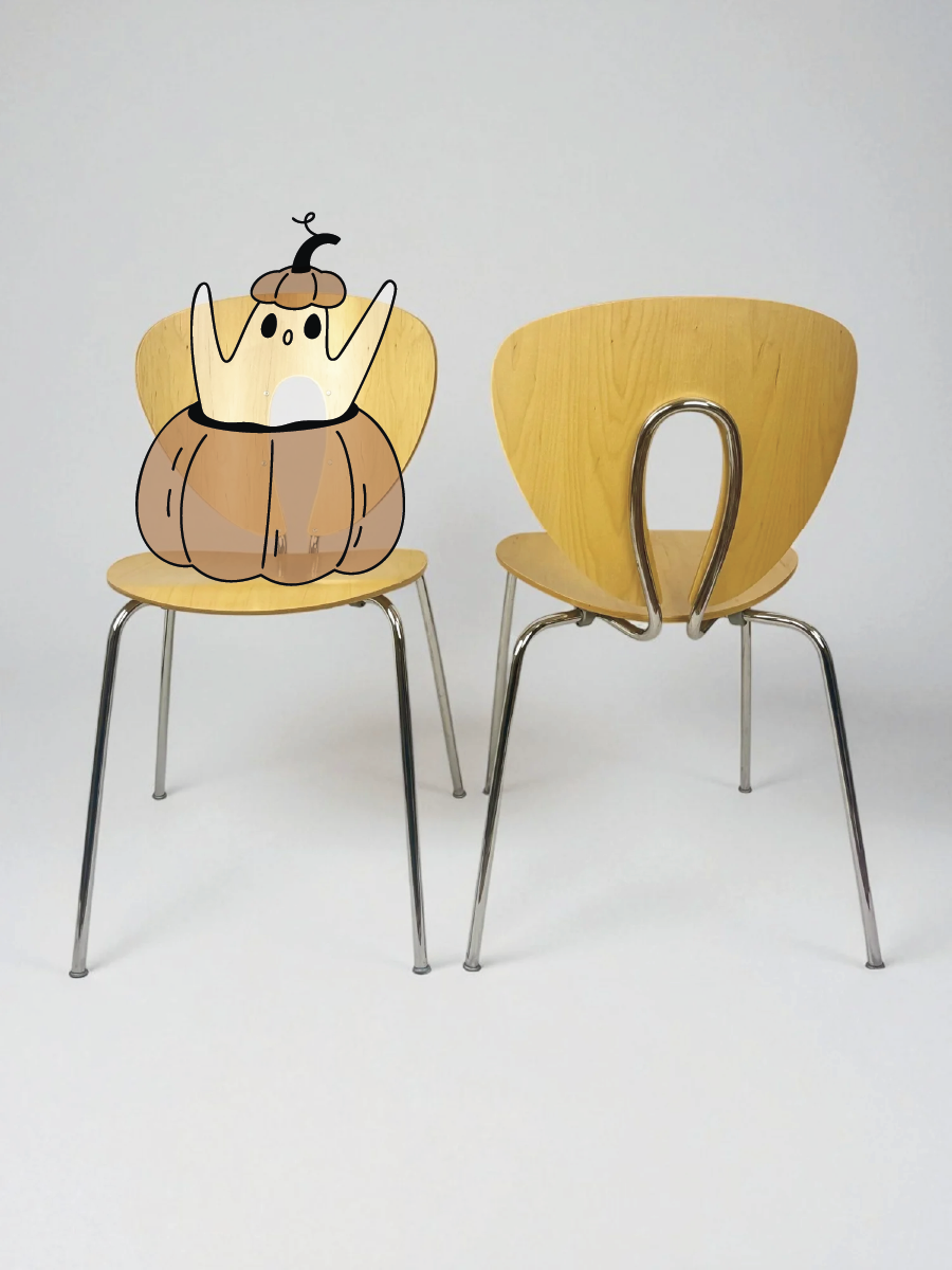 Set of 4 STUA Globus Chairs