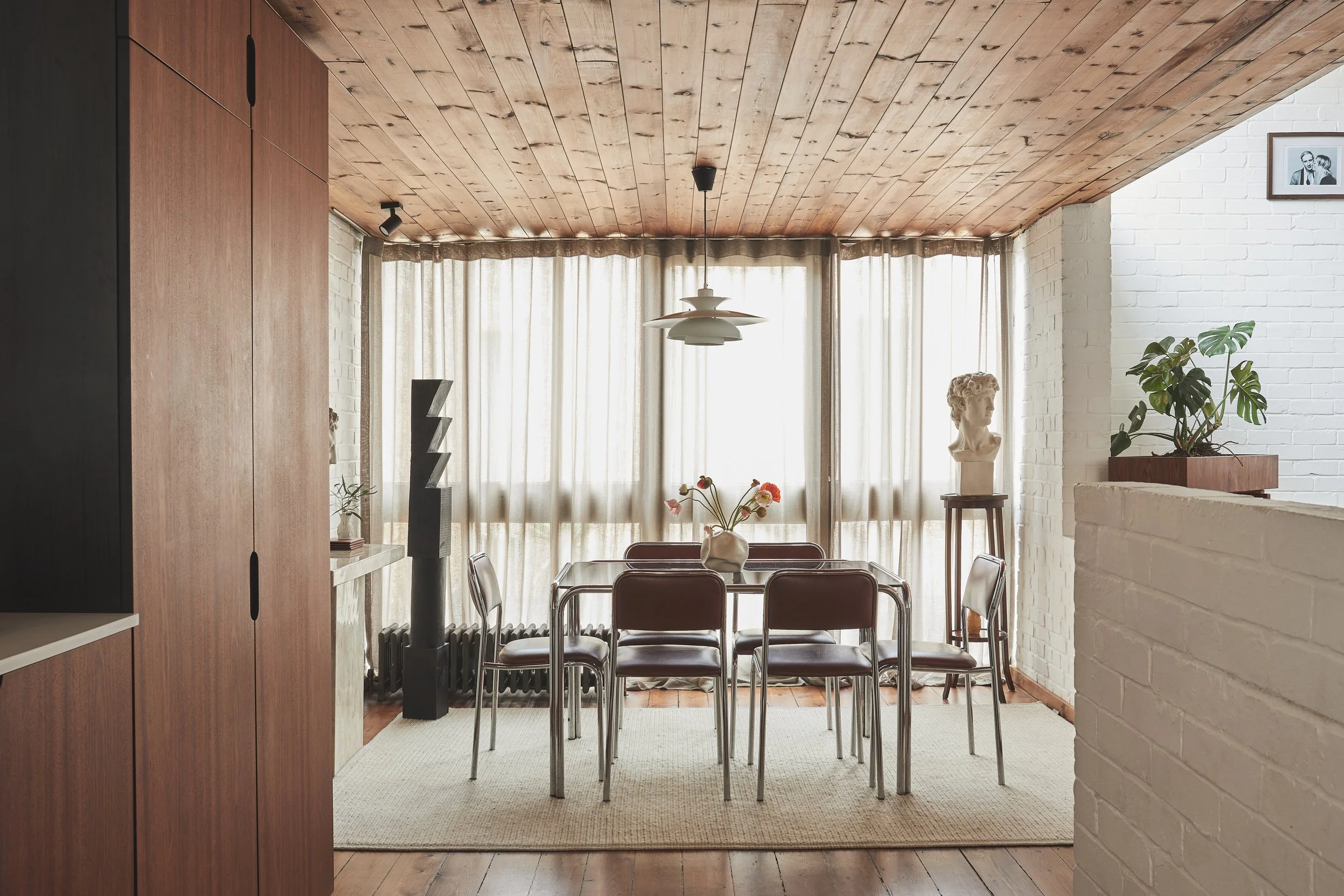 Dreamy Mid-Century Modern Dining Room with Marble & Chrome Accents.jpg