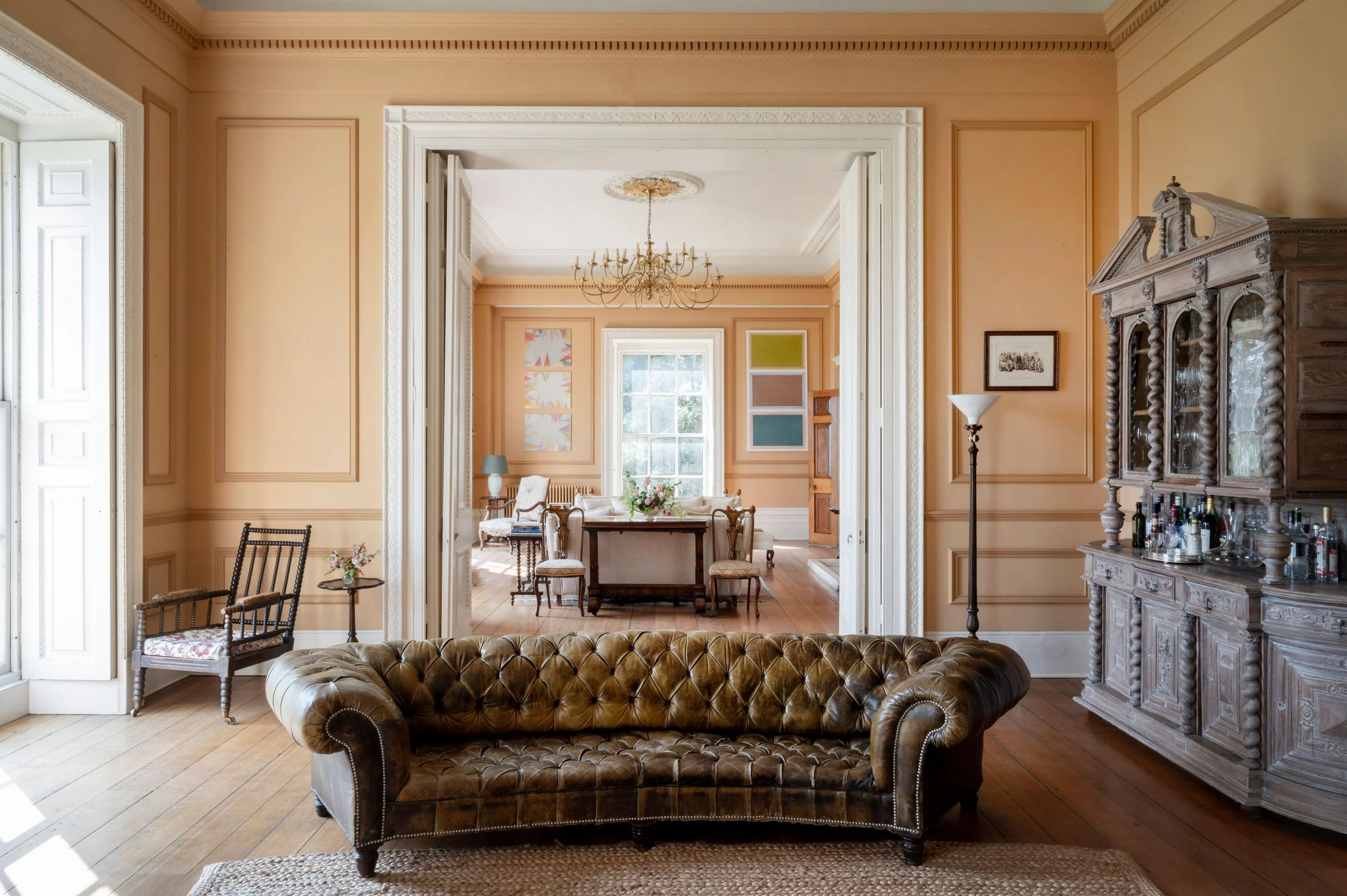 Keythorpe - Leicestershire - Georgian photoshoot and film location. Beautifully restored Georgian country house on the Leicestershire/Rutland border. It features wonderfully proportioned formal rooms, including a grand reception hall with twin firepl