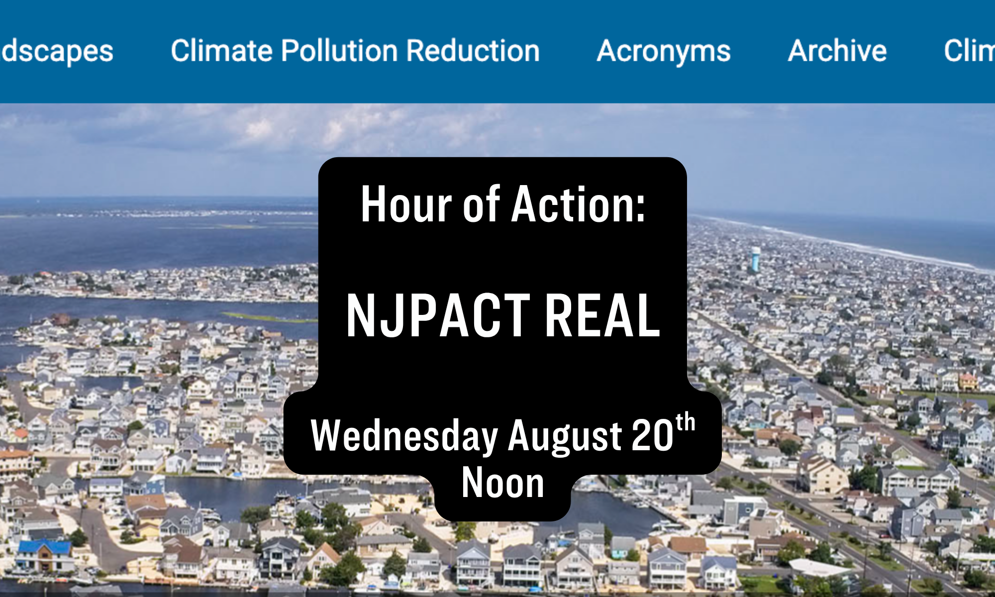 anjec Hour of Action: NJPACT REAL