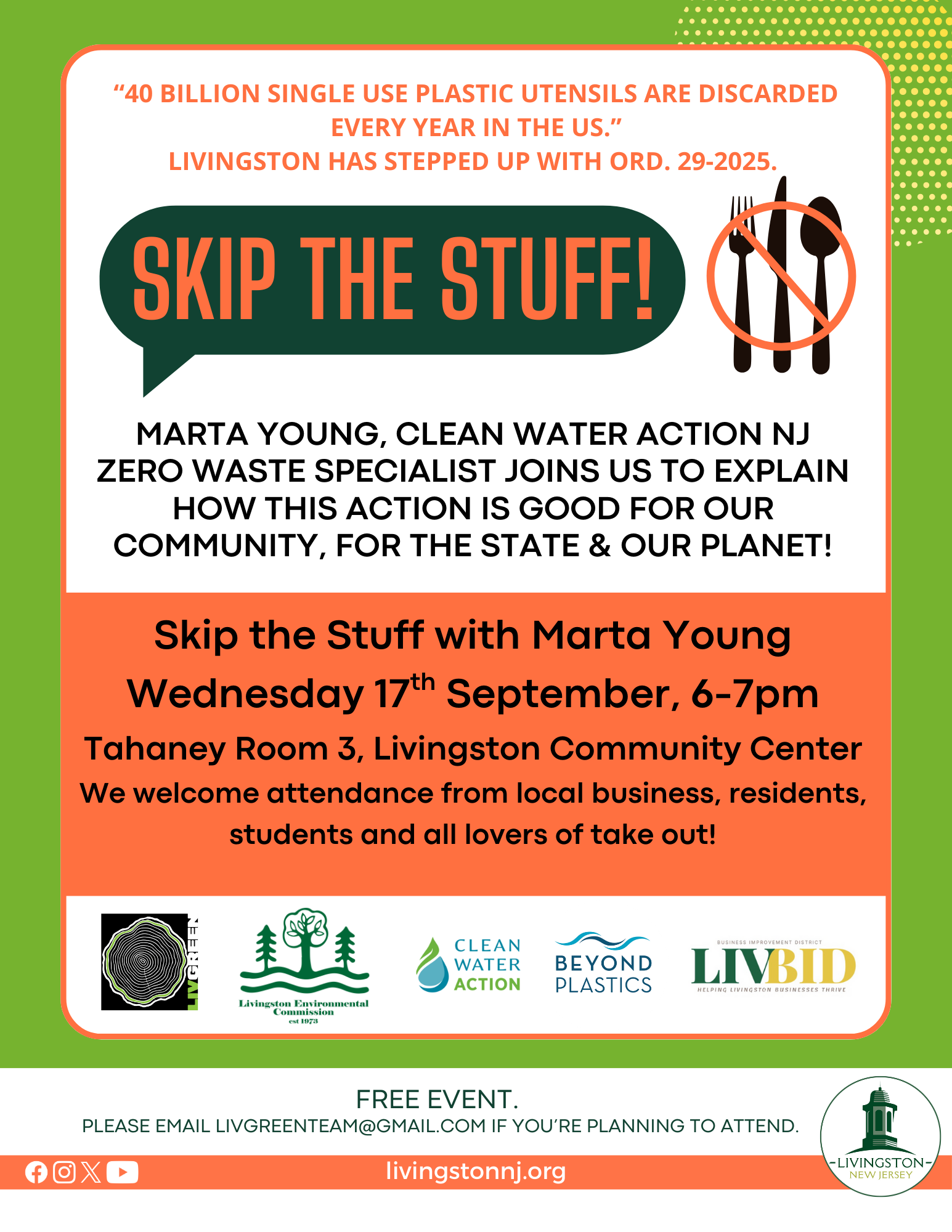 Skip the stuff presentation