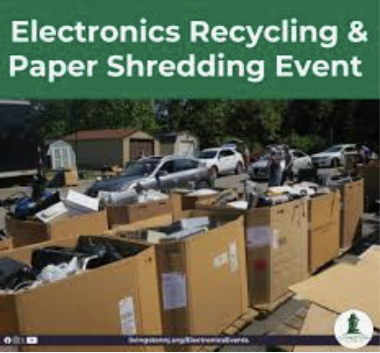 Free Electronics Recycling and Paper Shredding Event