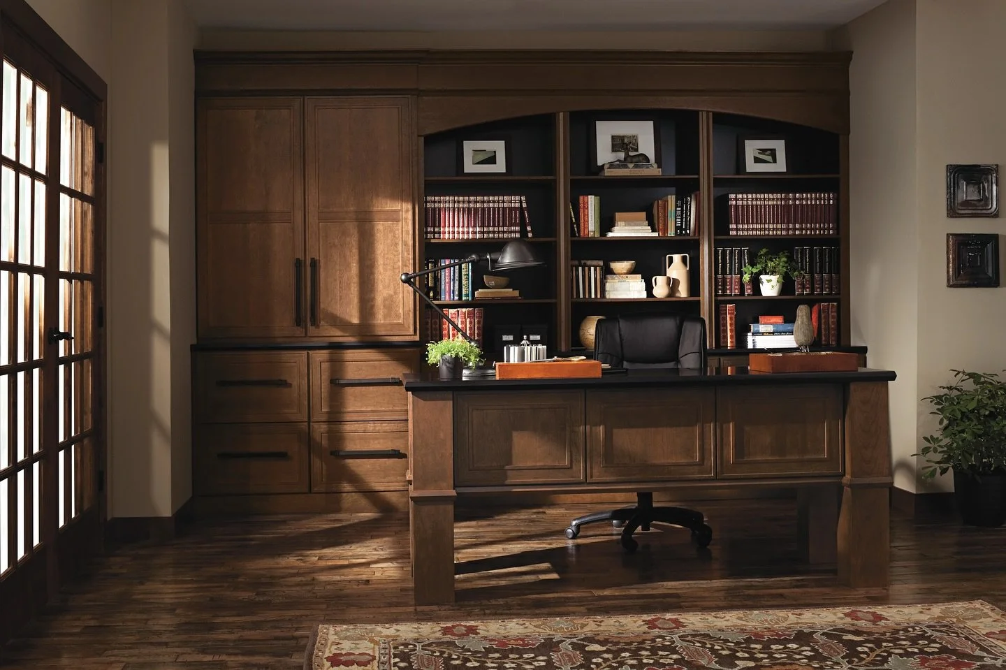 From rich wood grains to flawless finishes &mdash; the Beckwith from Omega Cabinetry brings timeless style to your space.
We offer it in many wood types and stain options, plus a wide selection of other trusted brands, so you can find the perfect fit