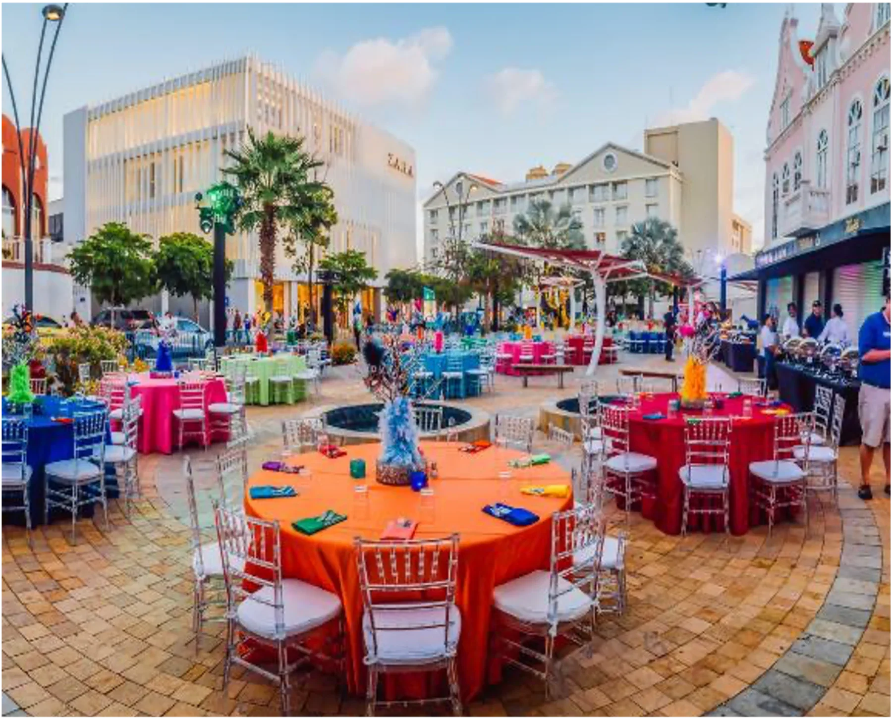 Colorful Outdoor Dining - Renaissance Marketplace.webp