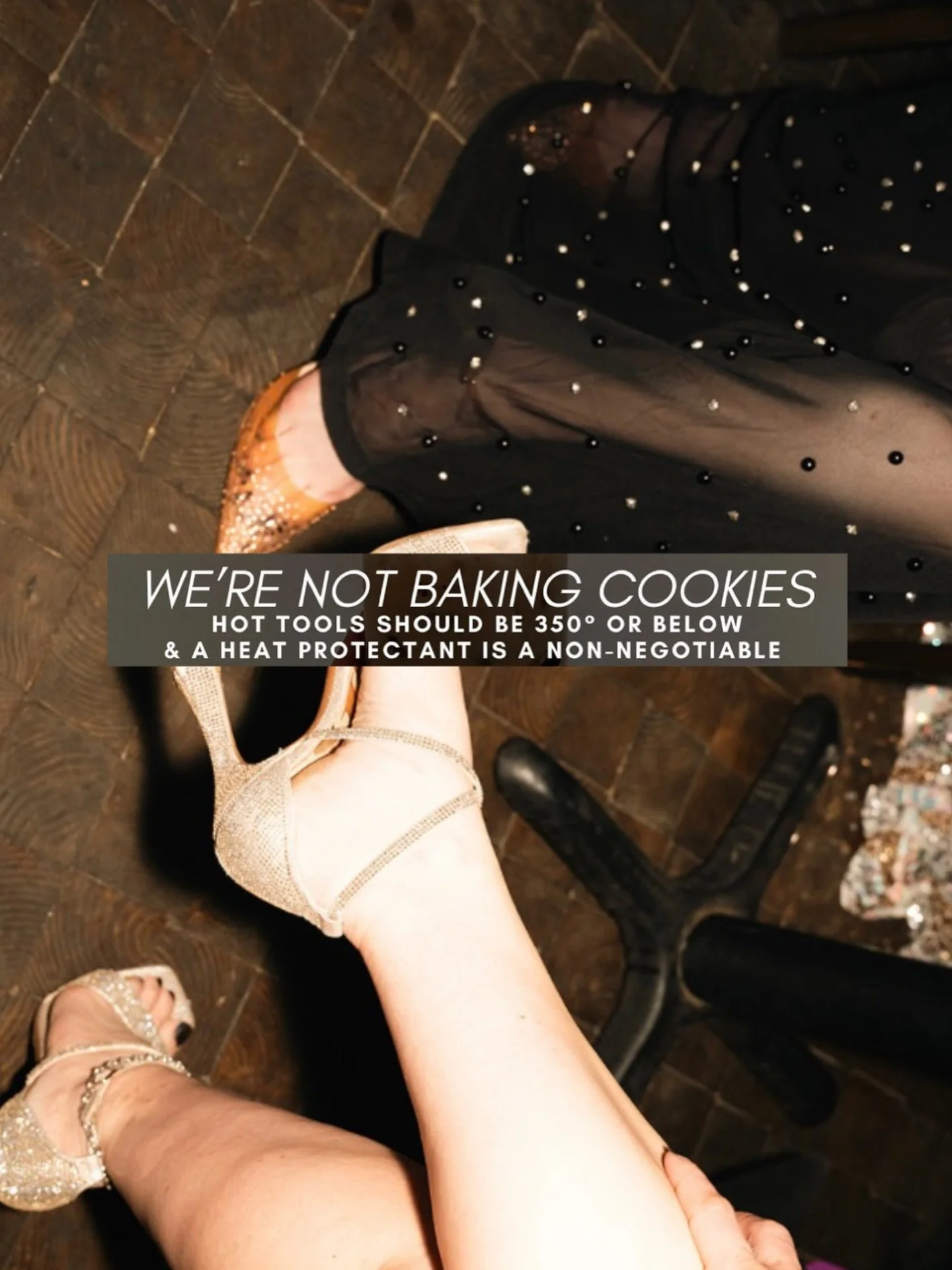 Tip Tuesday: If 350&deg; is for cookies, it&rsquo;s not for hair. Turn the heat down &amp; NEVER skip heat protectant-your hair will thank you. ✨🏹

#denverhairstylist #denverhairsalon #denverhaircolor #denverhairartist