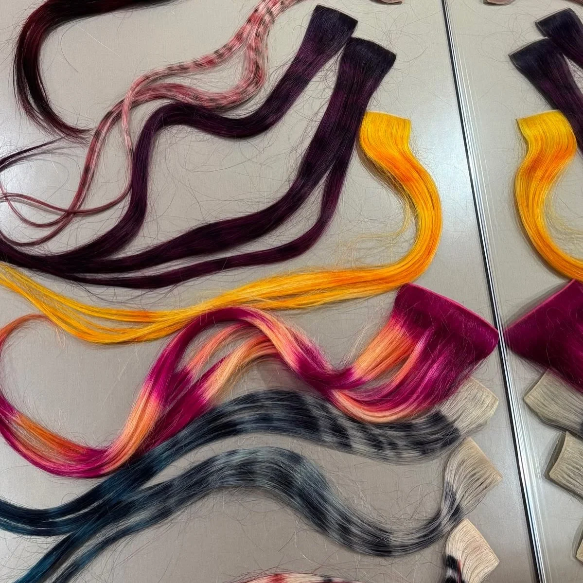 HAPPY PRIDE MONTH 
&hearts;️💙💜🖤🧡💛💚🩵
Come celebrate and get festive with us : 
🎨Vivid hair color 
🌈Custom color tape in extensions for $25 
🦄 Five pieces of hair Tensil for $15 
 
#denverpride #denverpridehair #denverhairextensions #denverha