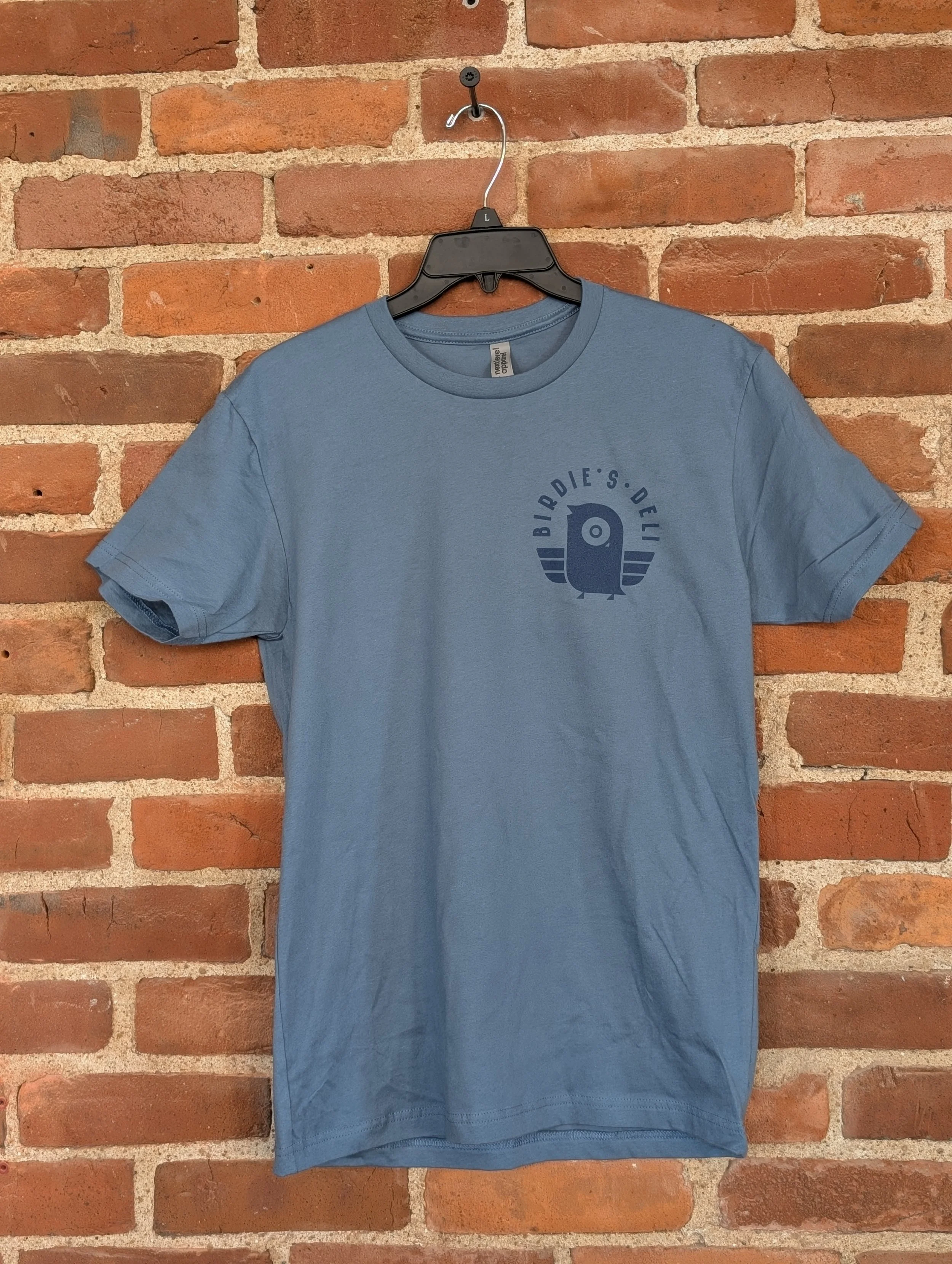 Classic blue Birdie's shirt