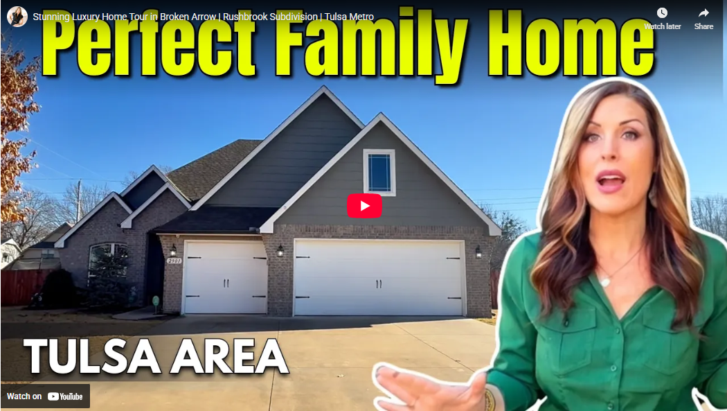 Stunning Luxury Home Tour in Broken Arrow | Rushbrooke Subdivision | Tulsa Metro
