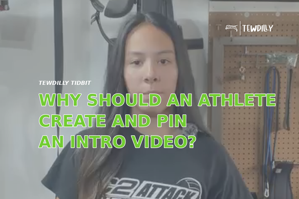 Why Should an Athlete Create and Pin an Intro Video?